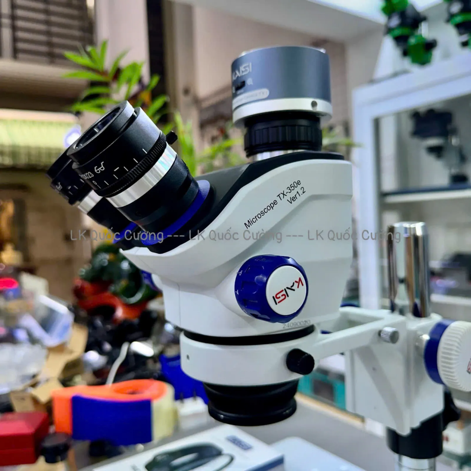 Kính hiển vi 3 mắt Kaisi TX-350E Ver1.3 Full HDMI 4K