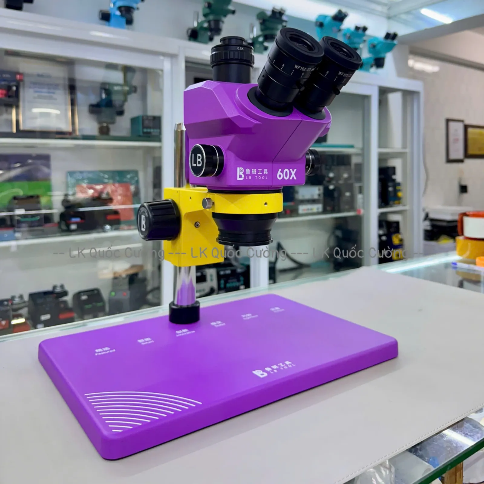 Kính hiển vi 3 mắt Luban 6560/ ZOOM 6X