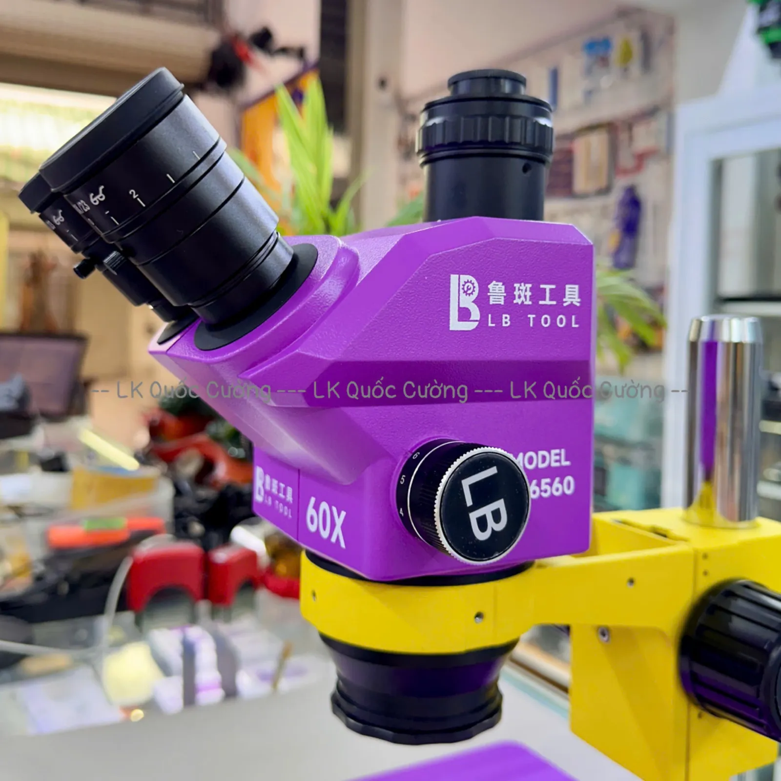 Kính hiển vi 3 mắt Luban 6560/ ZOOM 6X