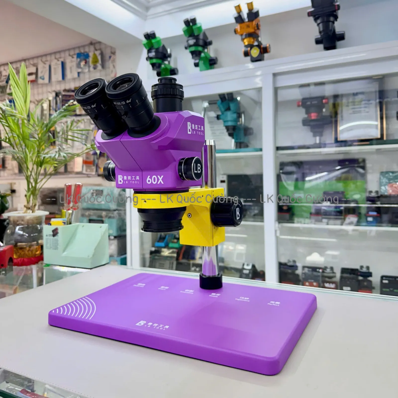 Kính hiển vi 3 mắt Luban 6560/ ZOOM 6X