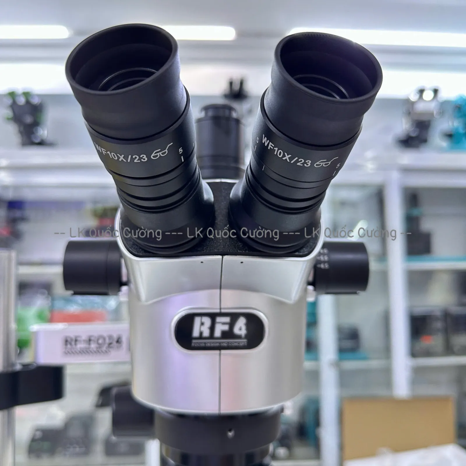 Kính hiển vi 3 mắt RF4 CX71R Premium kèm trục xoay F024/ Zoom 6.5X  