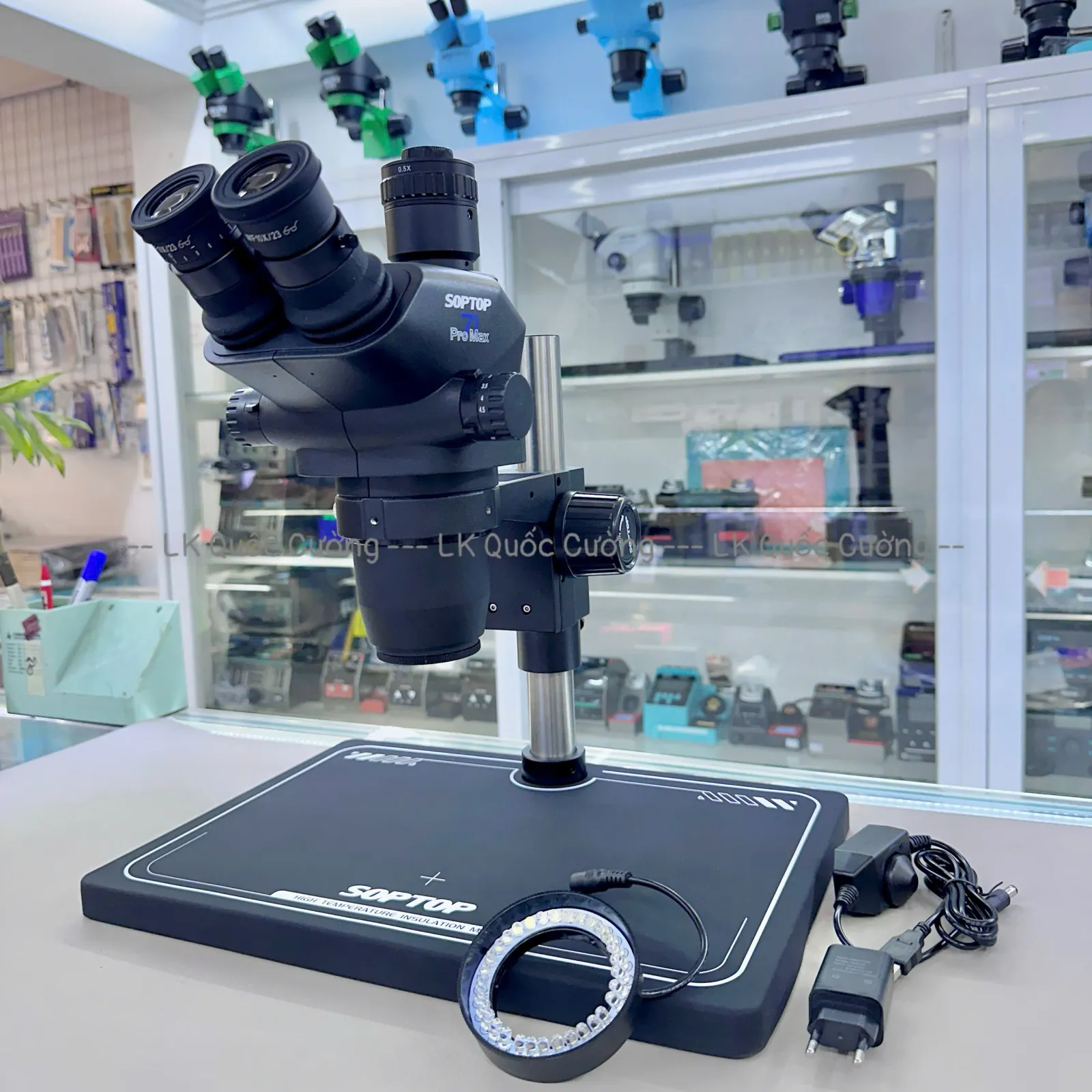 Kính hiển vi 3 mắt Soptop SZN-71Promax