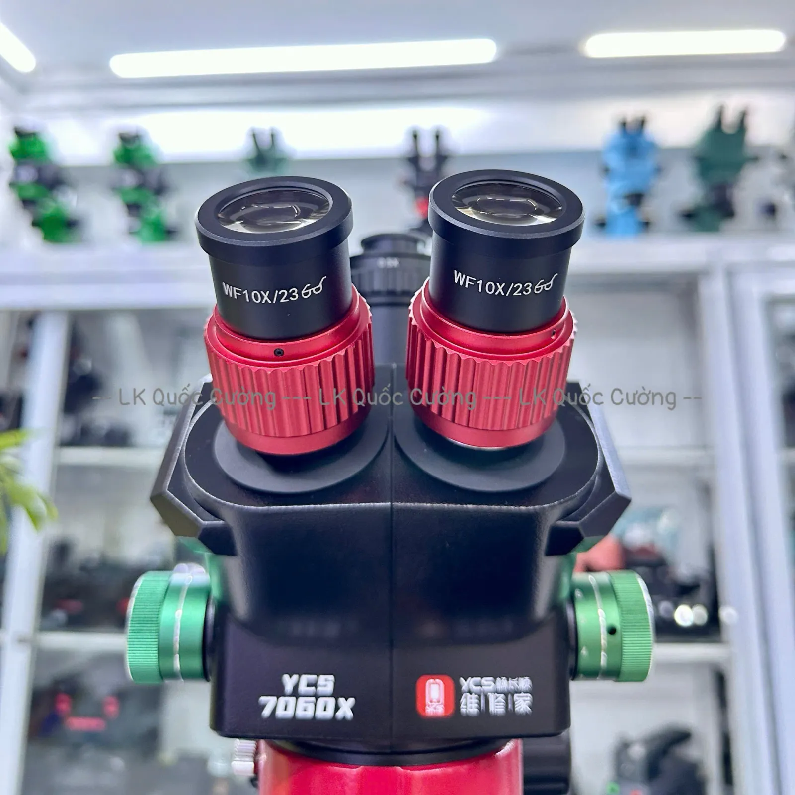 Kính hiển vi 3 mắt YCS 7060/ Zoom 6X