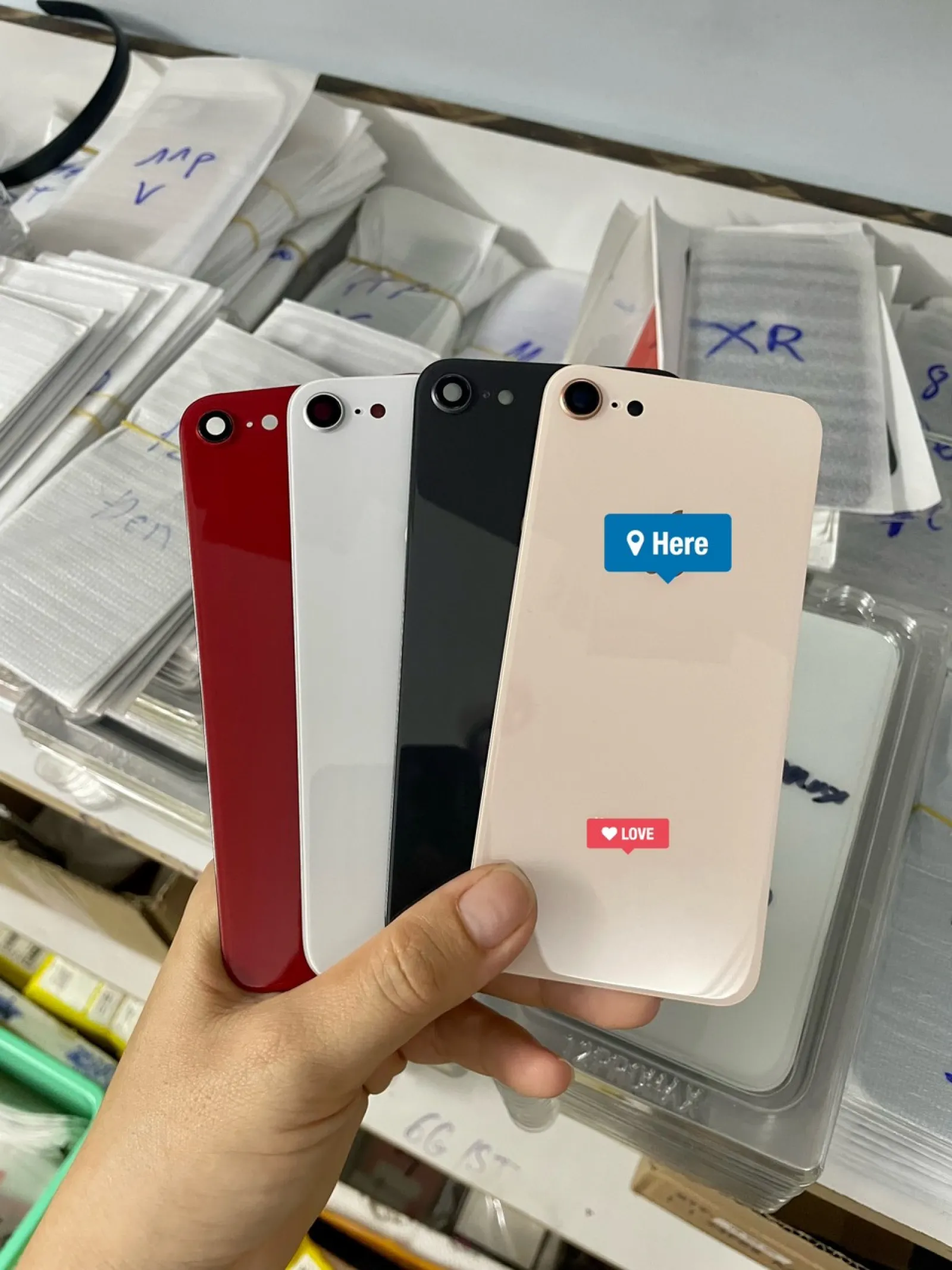 Kính Lưng 8g Có Viền Camera