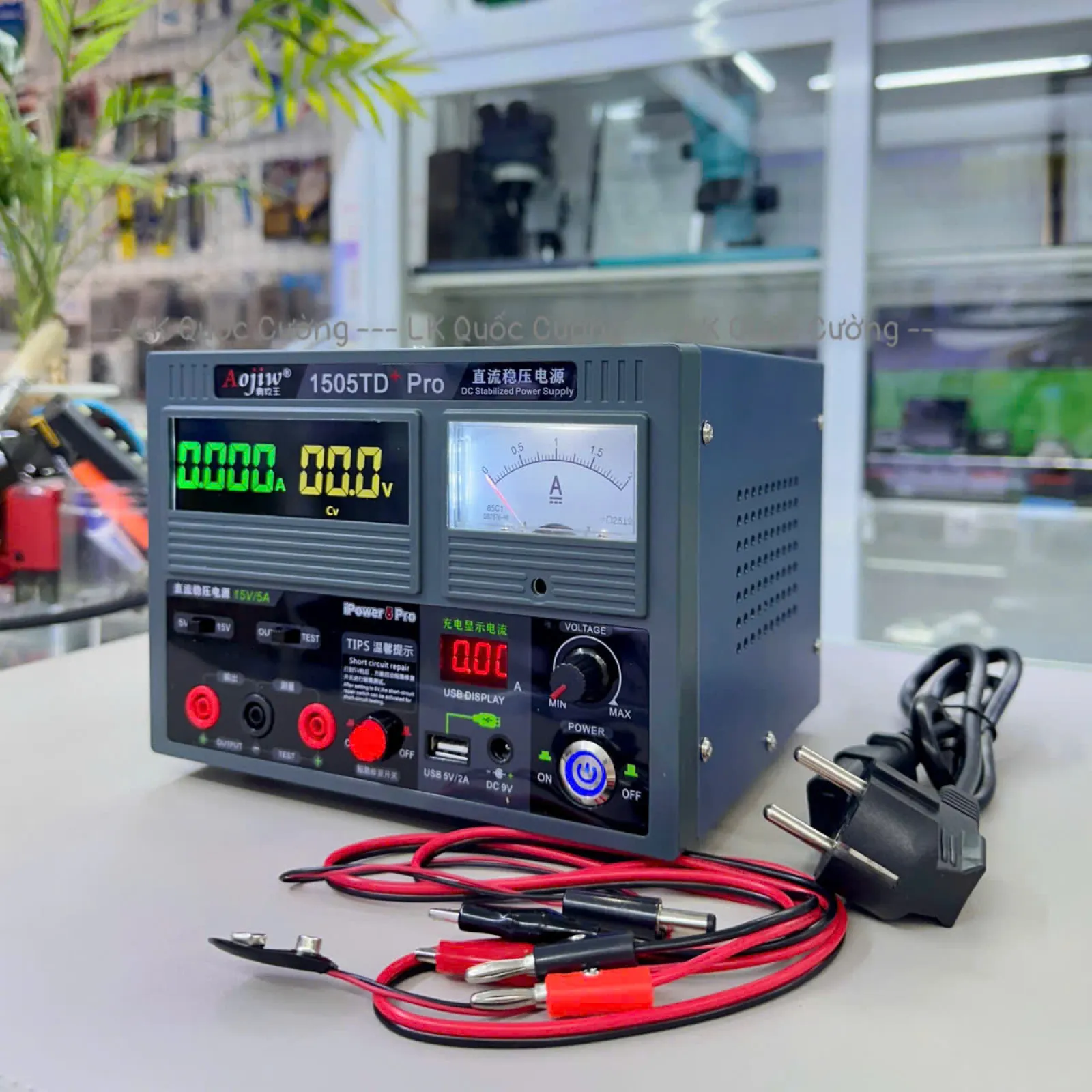 Máy cấp nguồn Aojiw 1505TD Pro