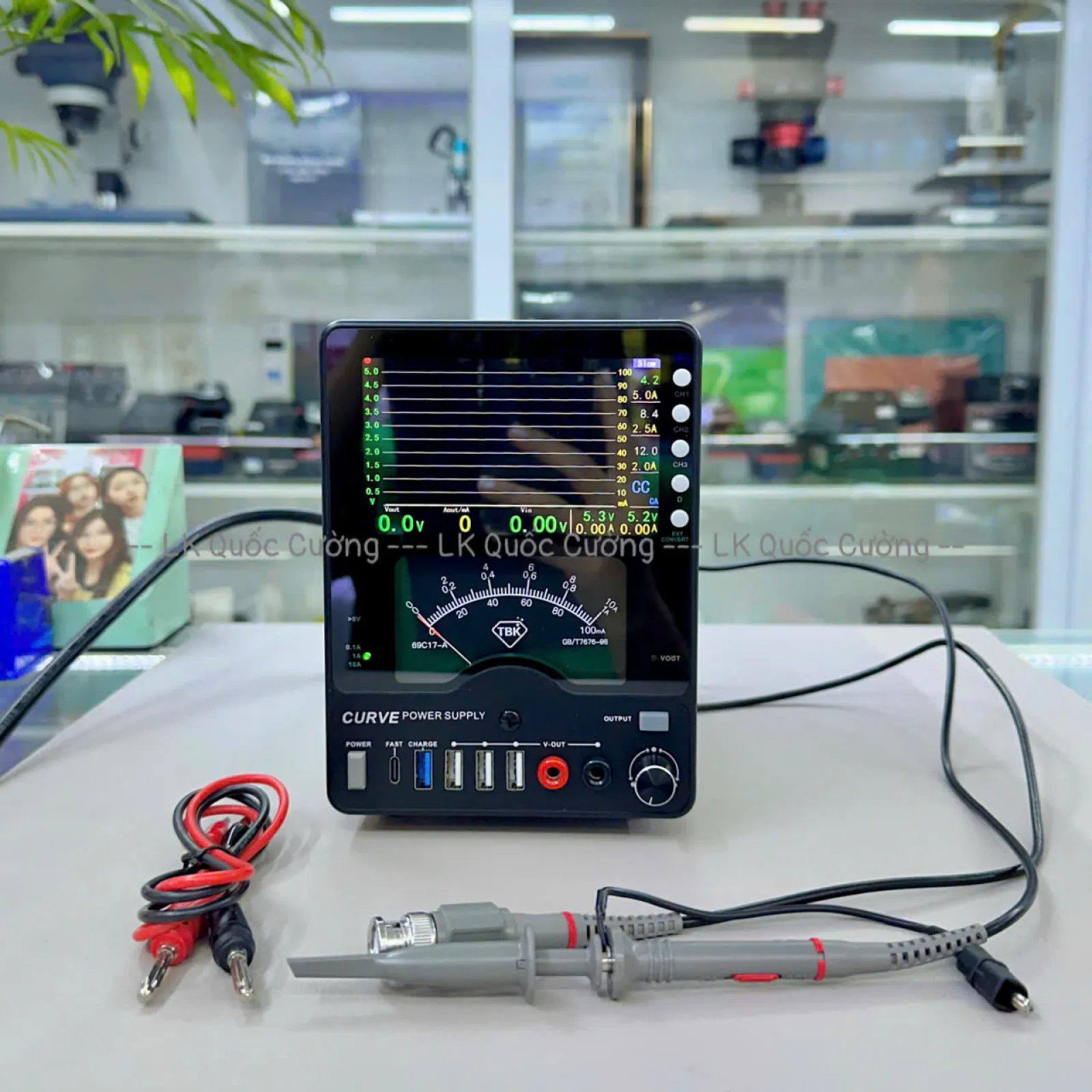 Máy cấp nguồn Curve Power Supply/ 10A-30V