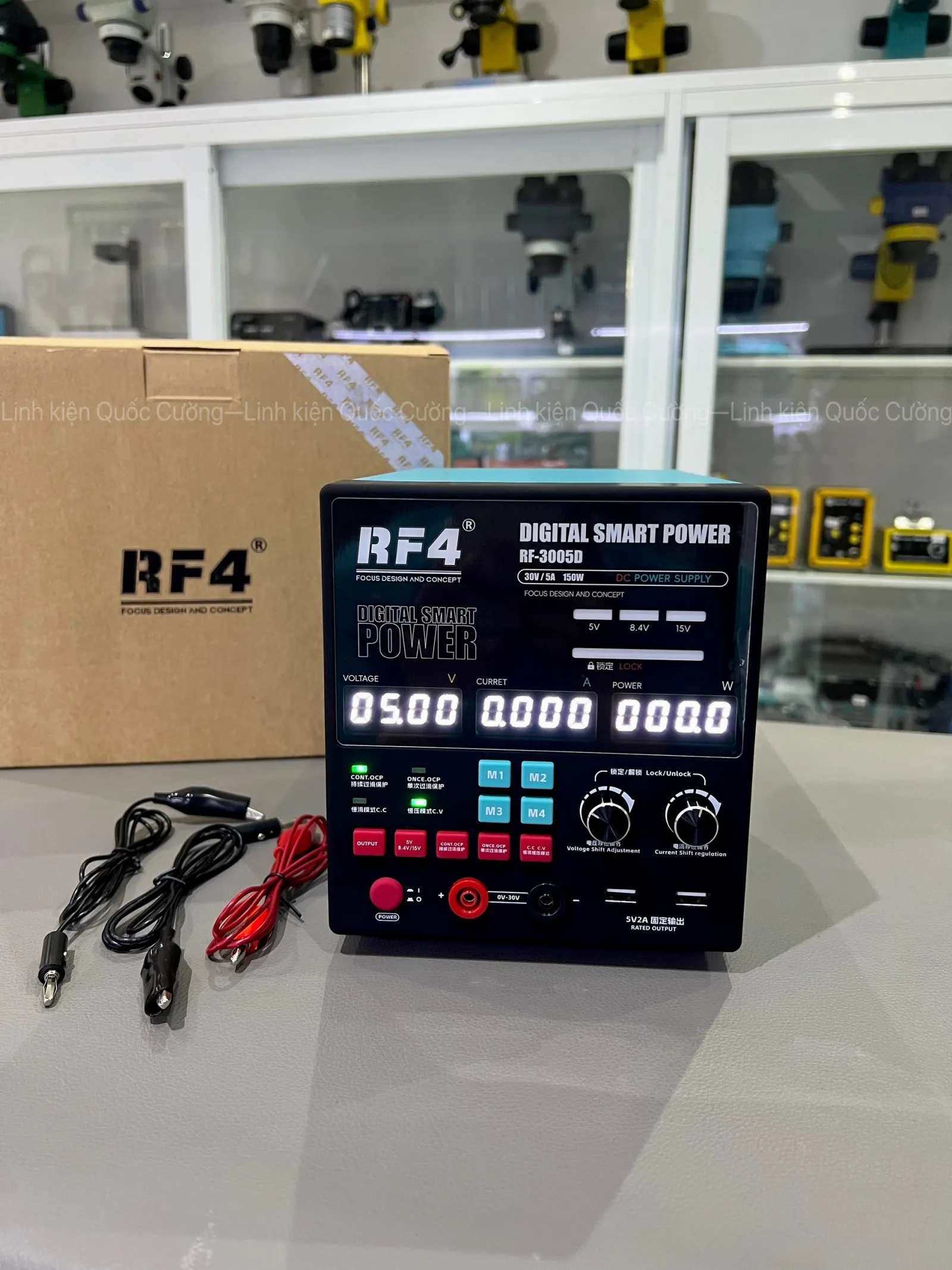 Máy cấp nguồn RF4 - 3005D