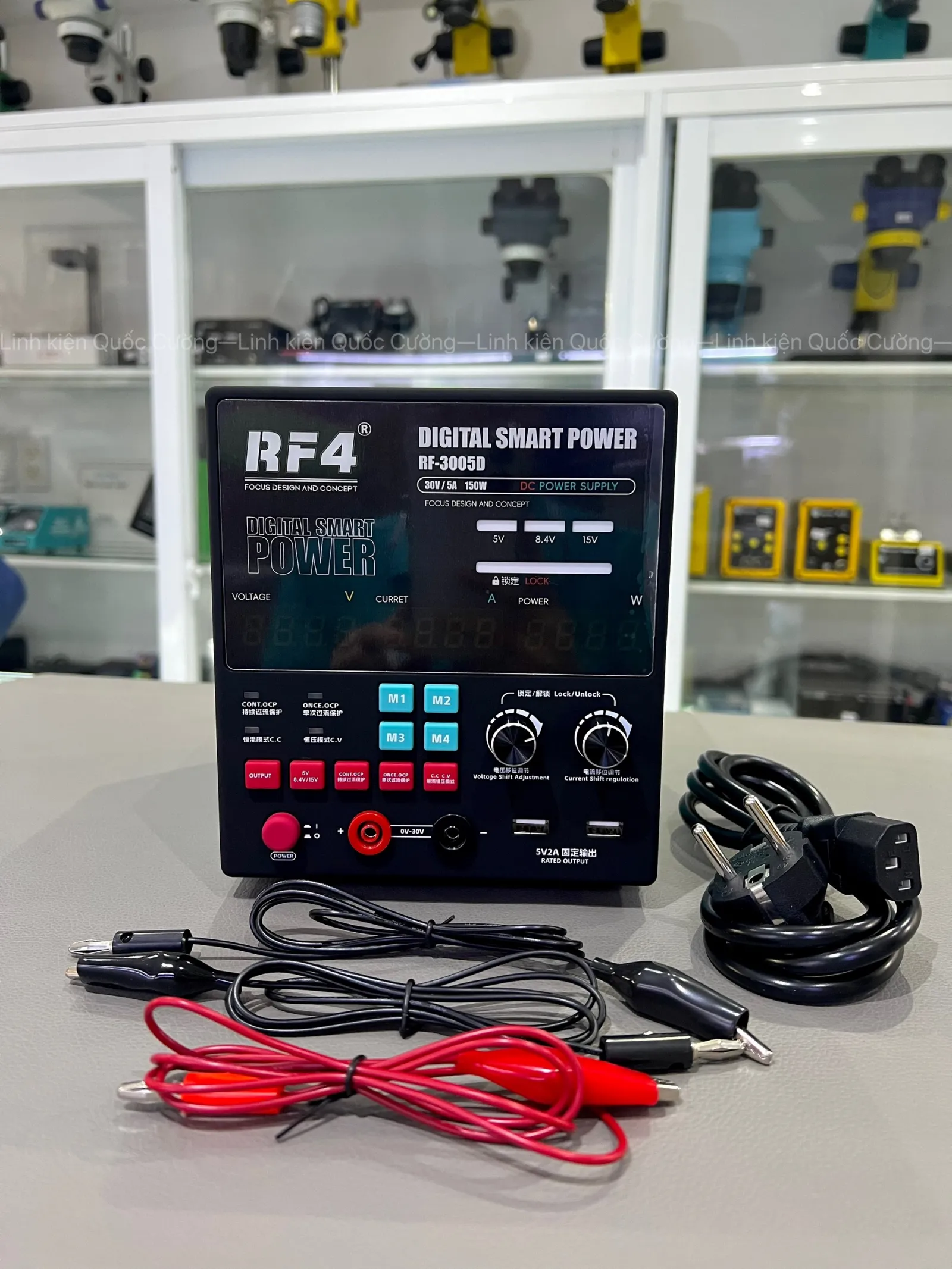 Máy cấp nguồn RF4 - 3005D