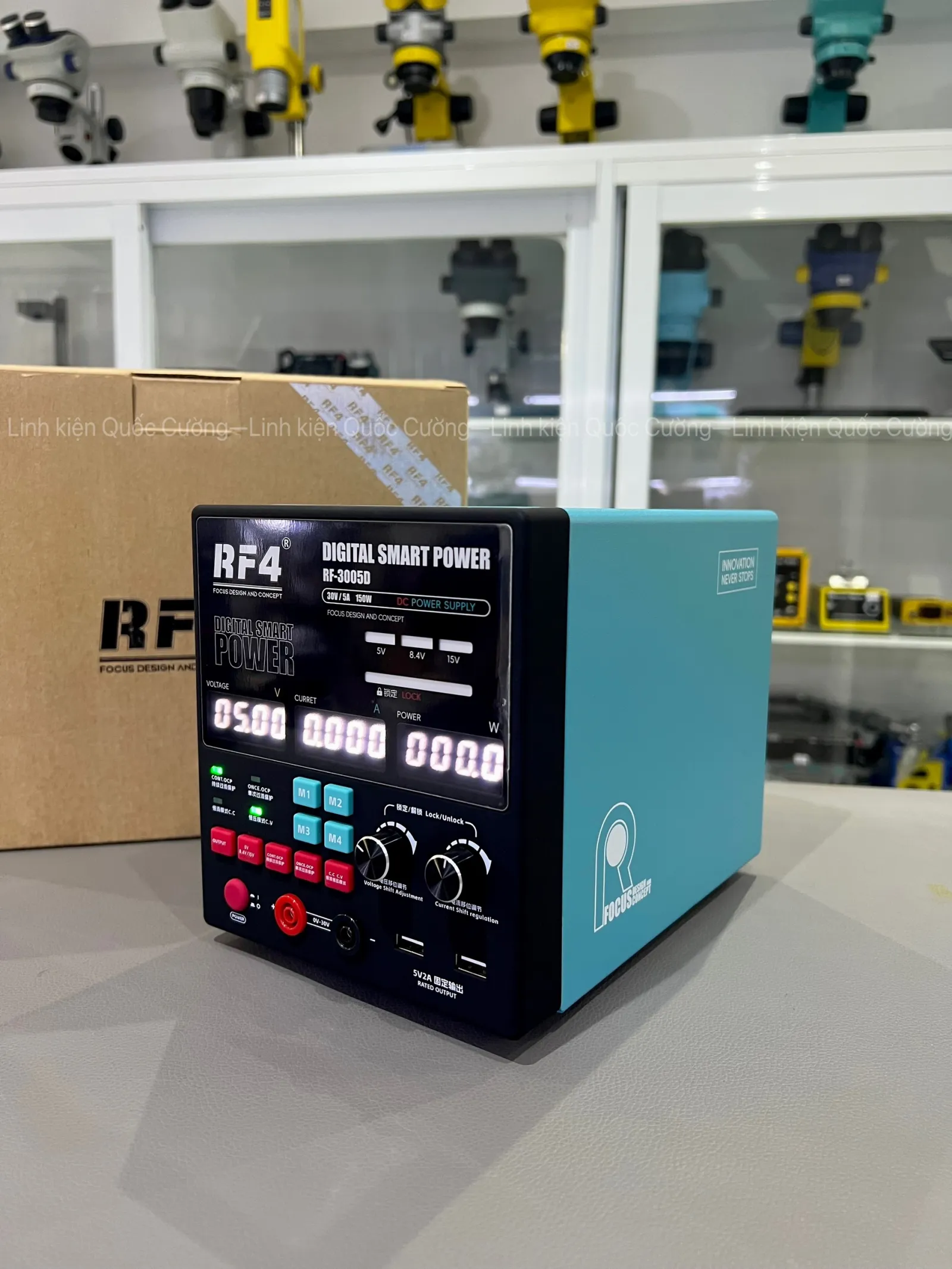 Máy cấp nguồn RF4 - 3005D