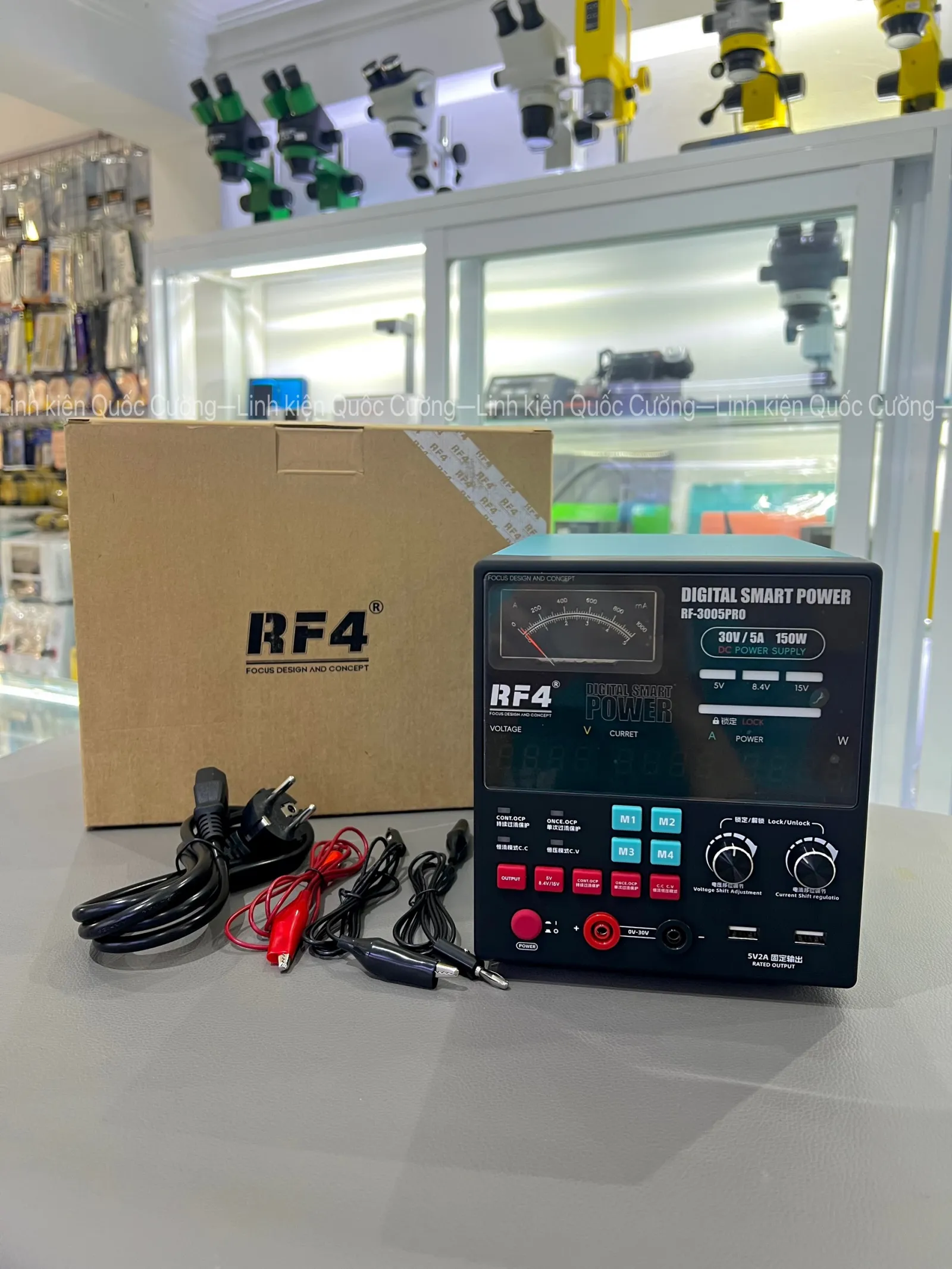 Máy cấp nguồn RF4 - 3005Pro