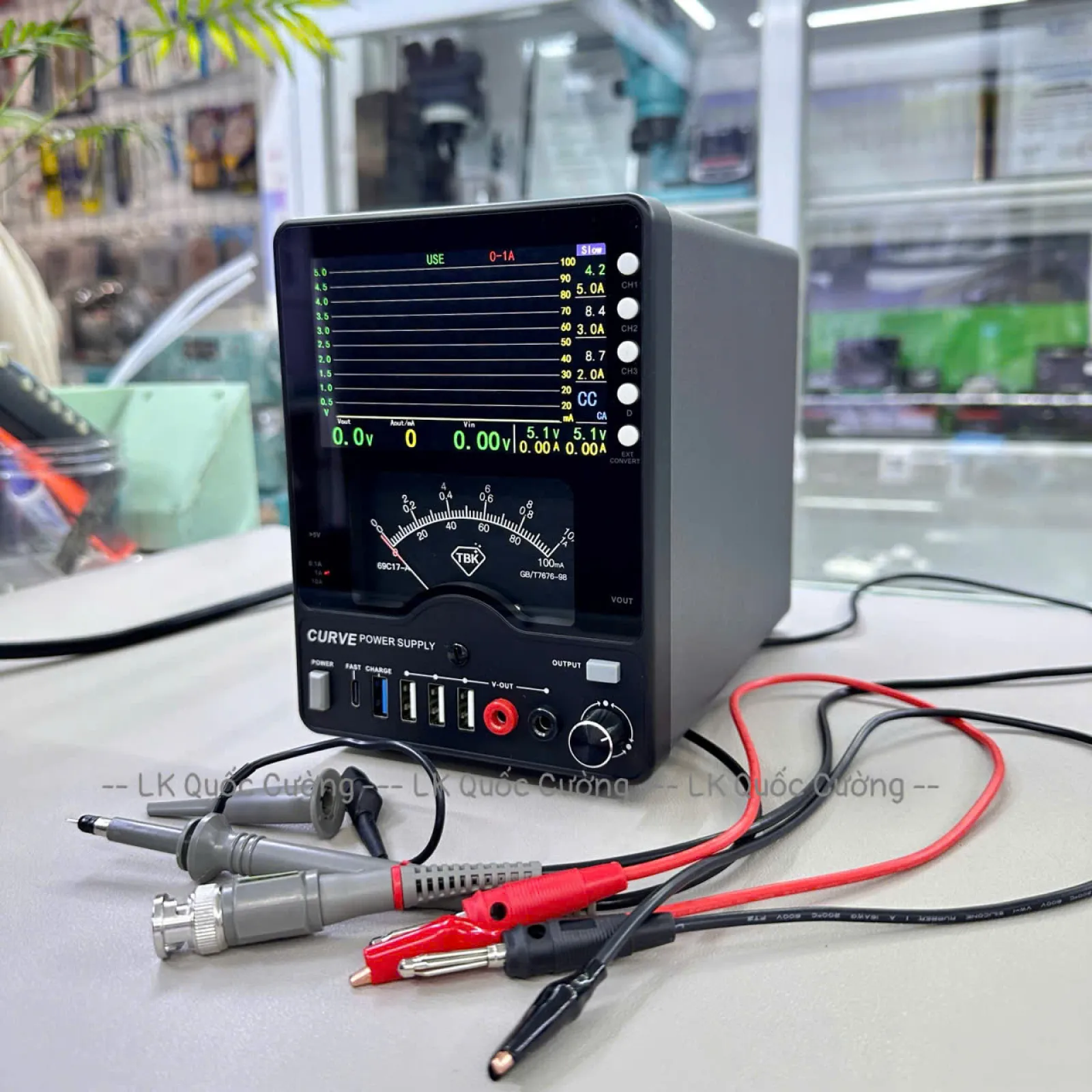 Máy cấp nguồn TBK Curue 218