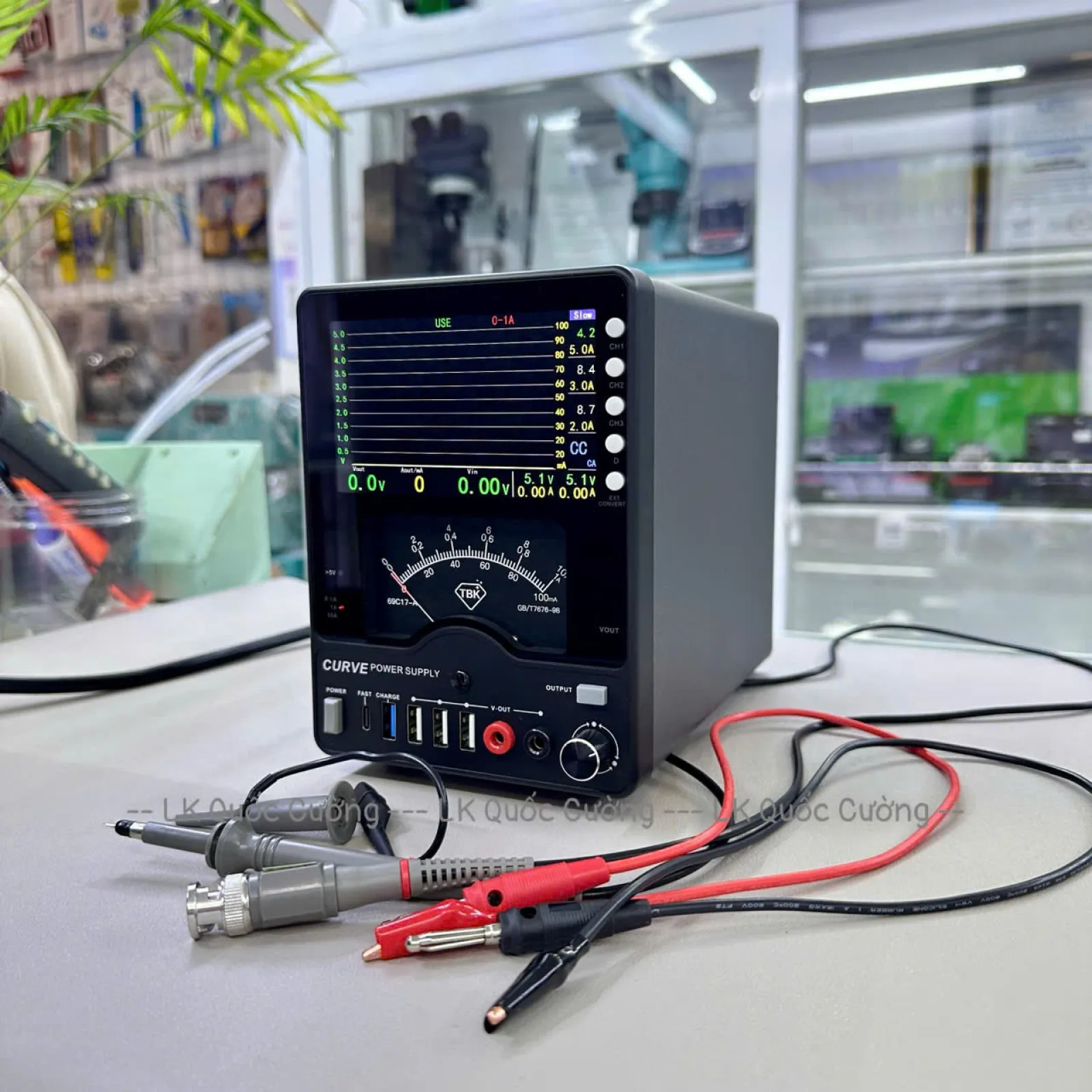 Máy cấp nguồn TBK Curue 218