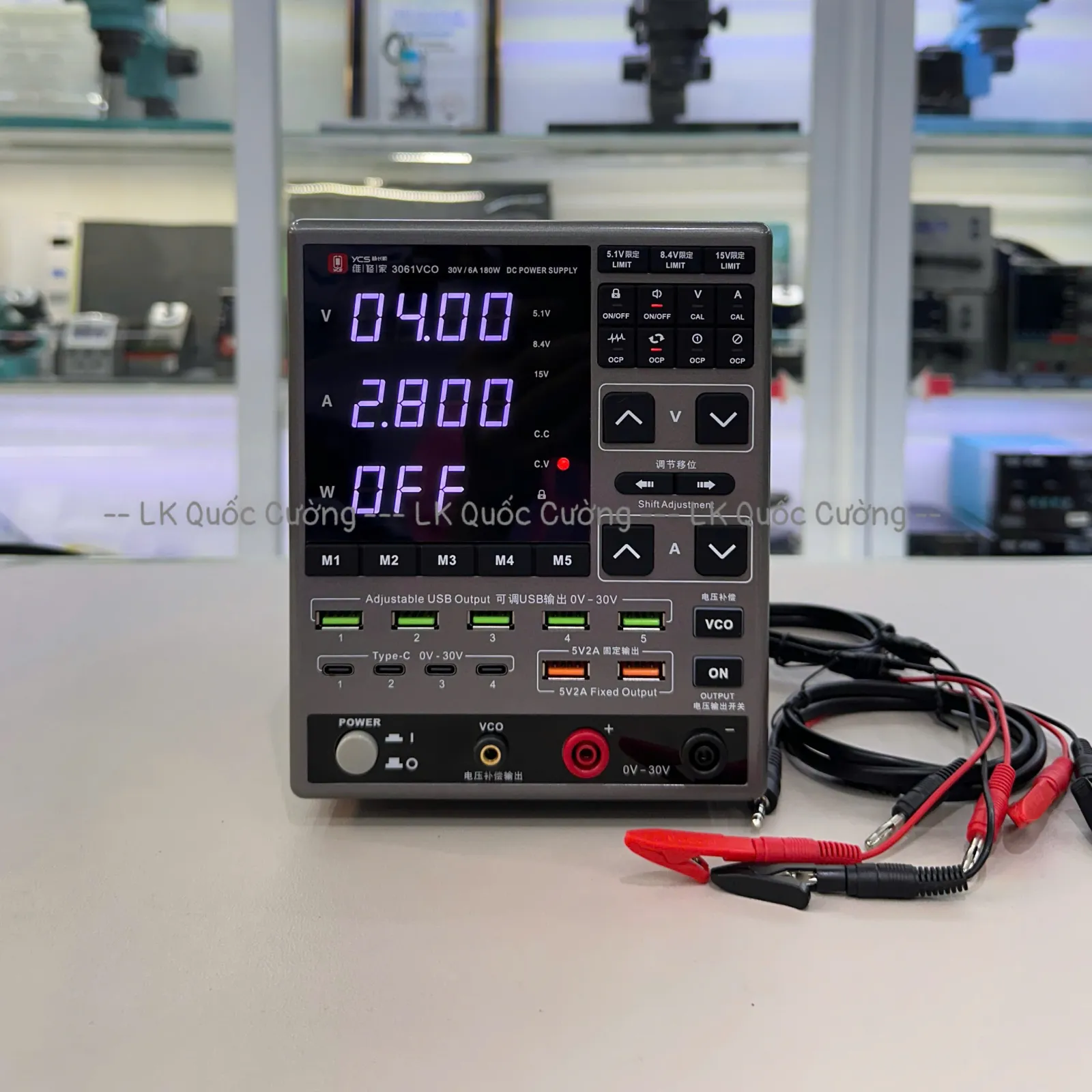 Máy cấp nguồn YCS 3061VCO/ 6A-30V