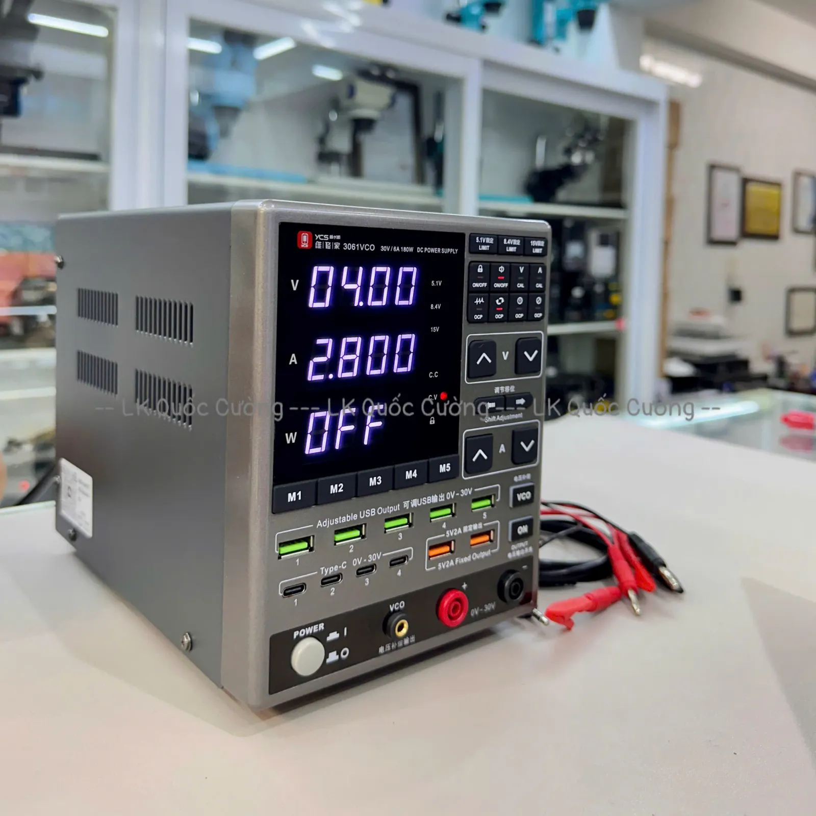 Máy cấp nguồn YCS 3061VCO/ 6A-30V