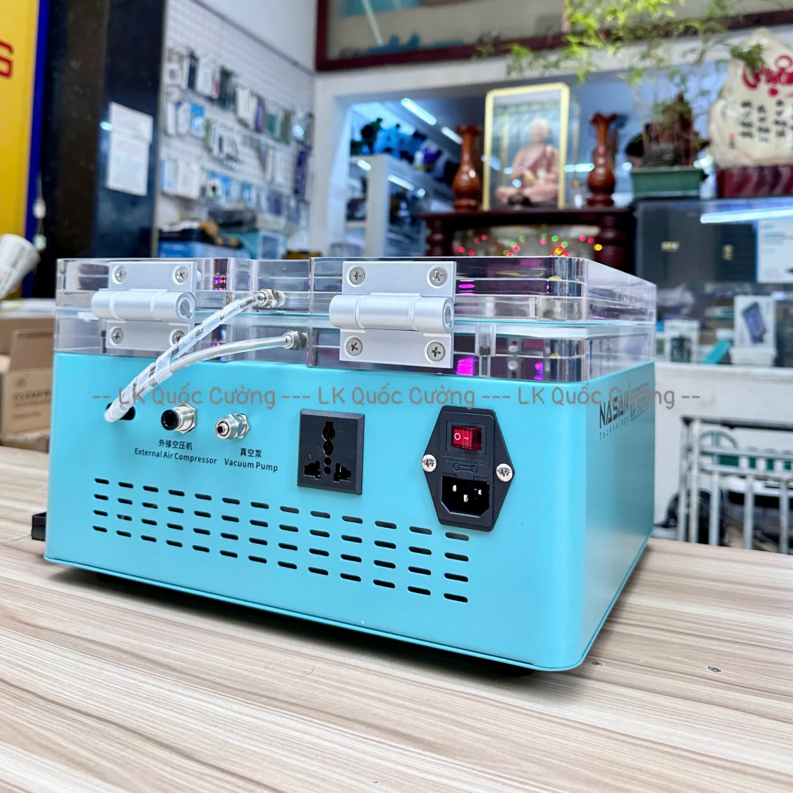 Máy ép bóng hơi + hấp 2in1 Nasan NA-Supa S/ 15in