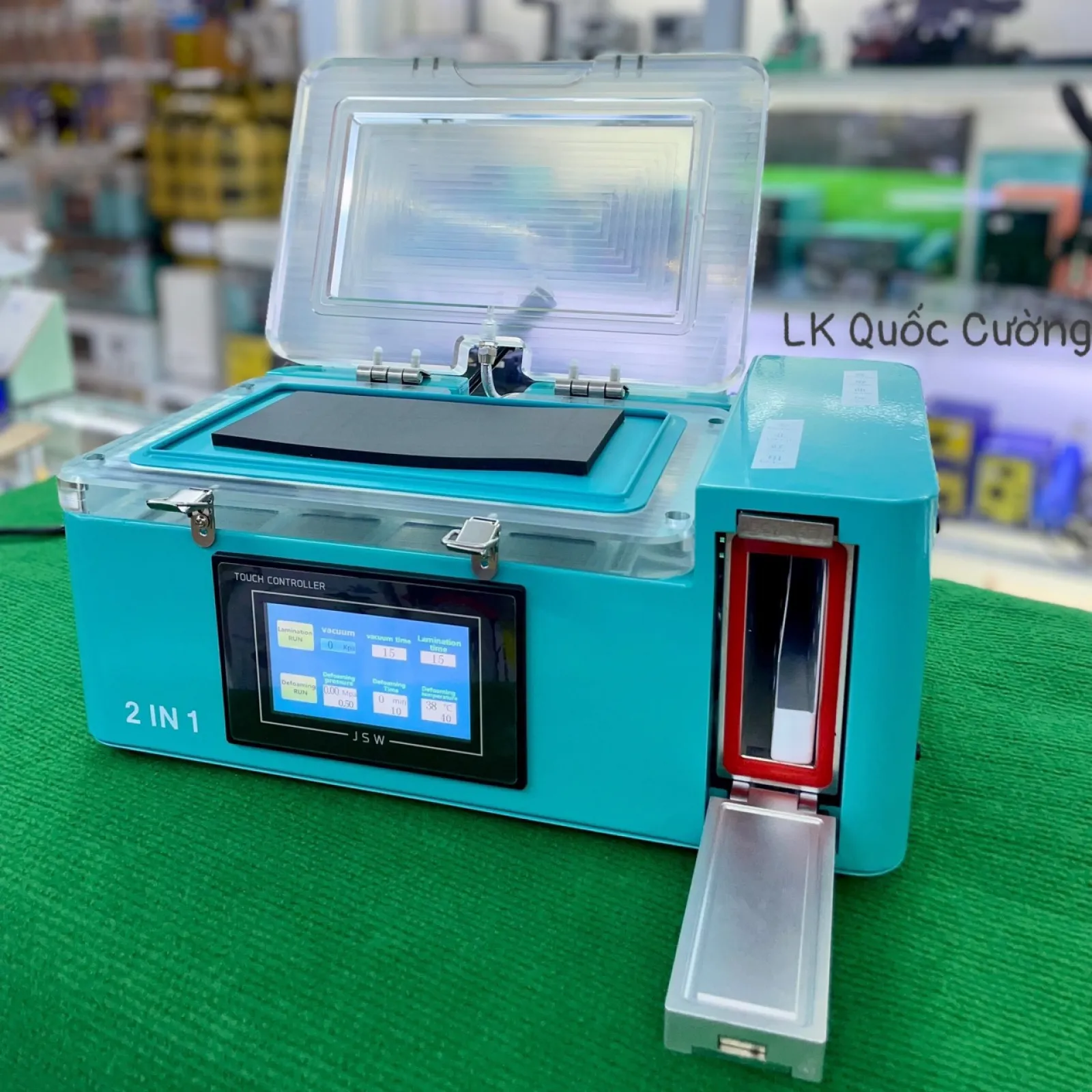 Máy ép bóng hơi Jinshiwang 2in1 7inch  Ép - Hấp ( ko xài máy nén khí )