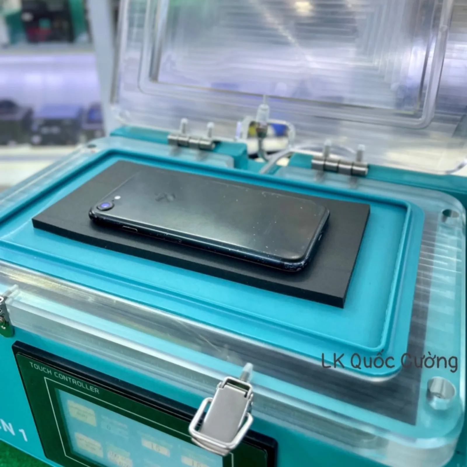 Máy ép bóng hơi Jinshiwang 2in1 7inch  Ép - Hấp ( ko xài máy nén khí )