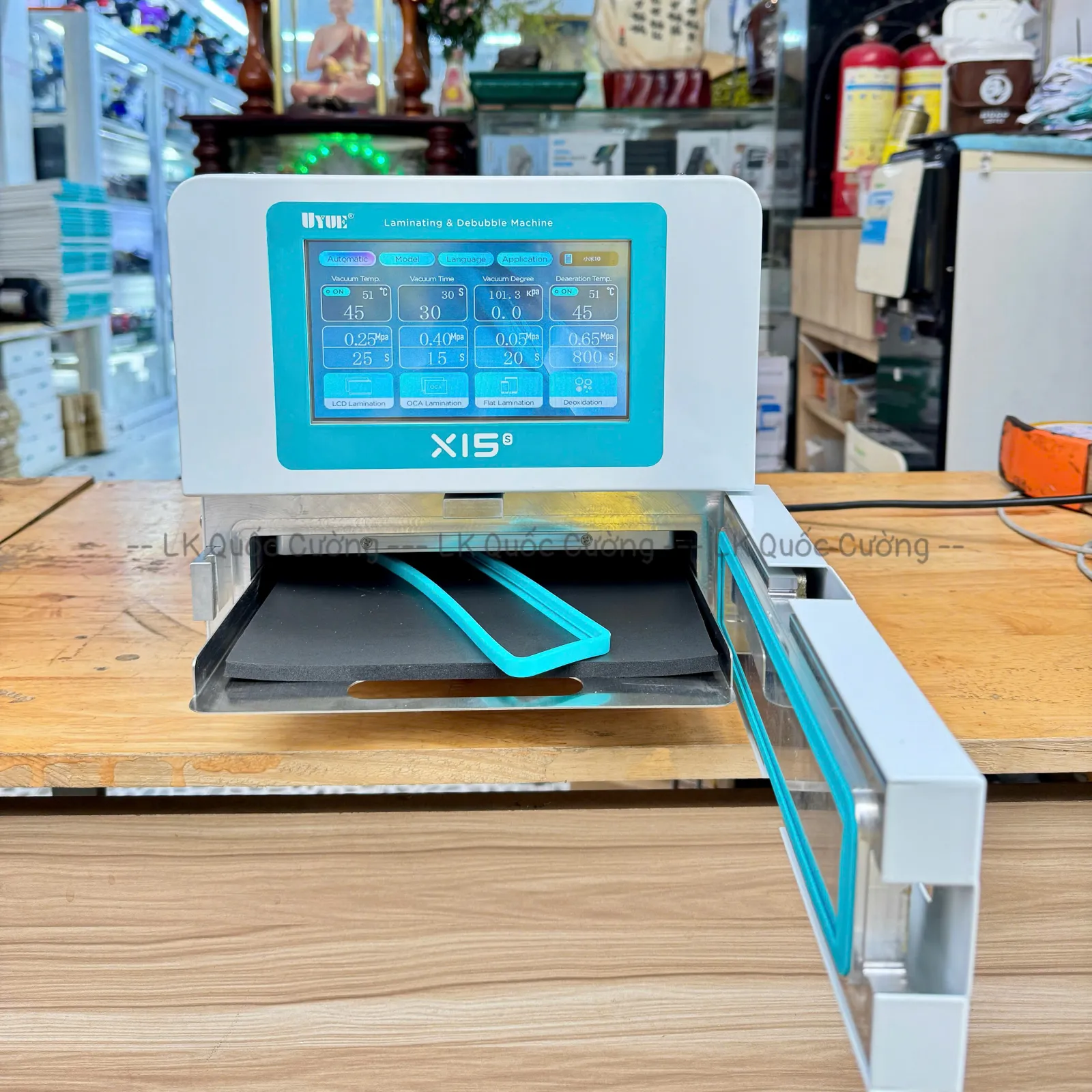Máy ép kính + hấp 2in1/ UYUE X15S/ 15in