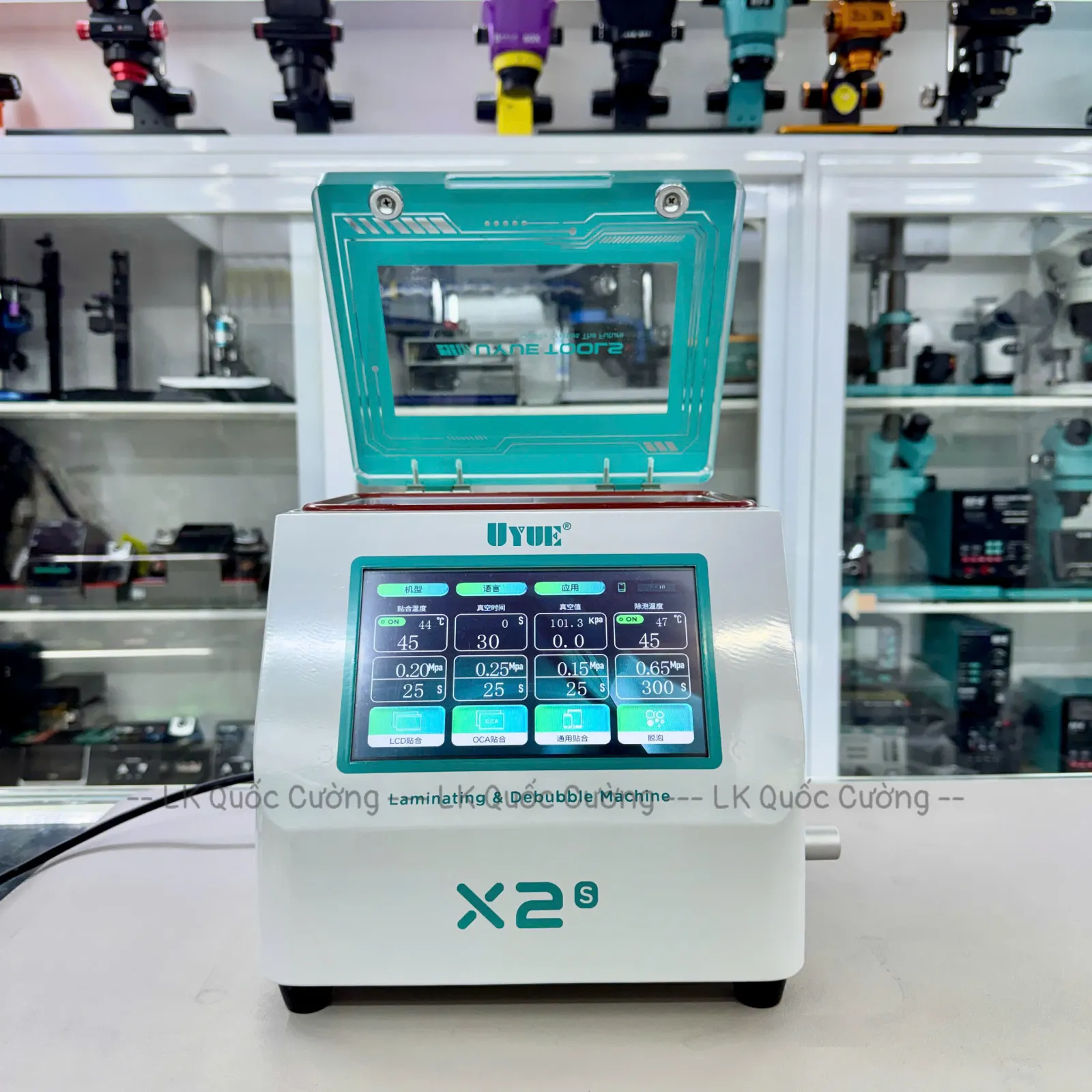 Máy ép kính + hấp UYUE X2S/ 9.5in