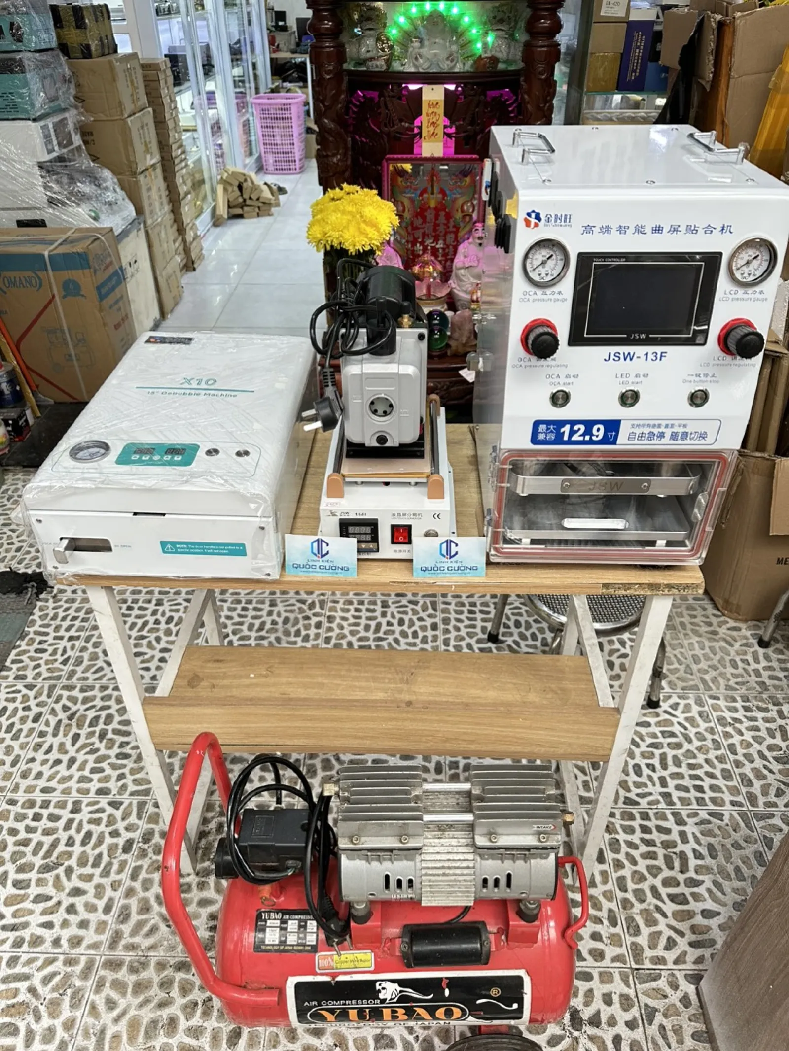 Máy Ép Kính JSW 12.9