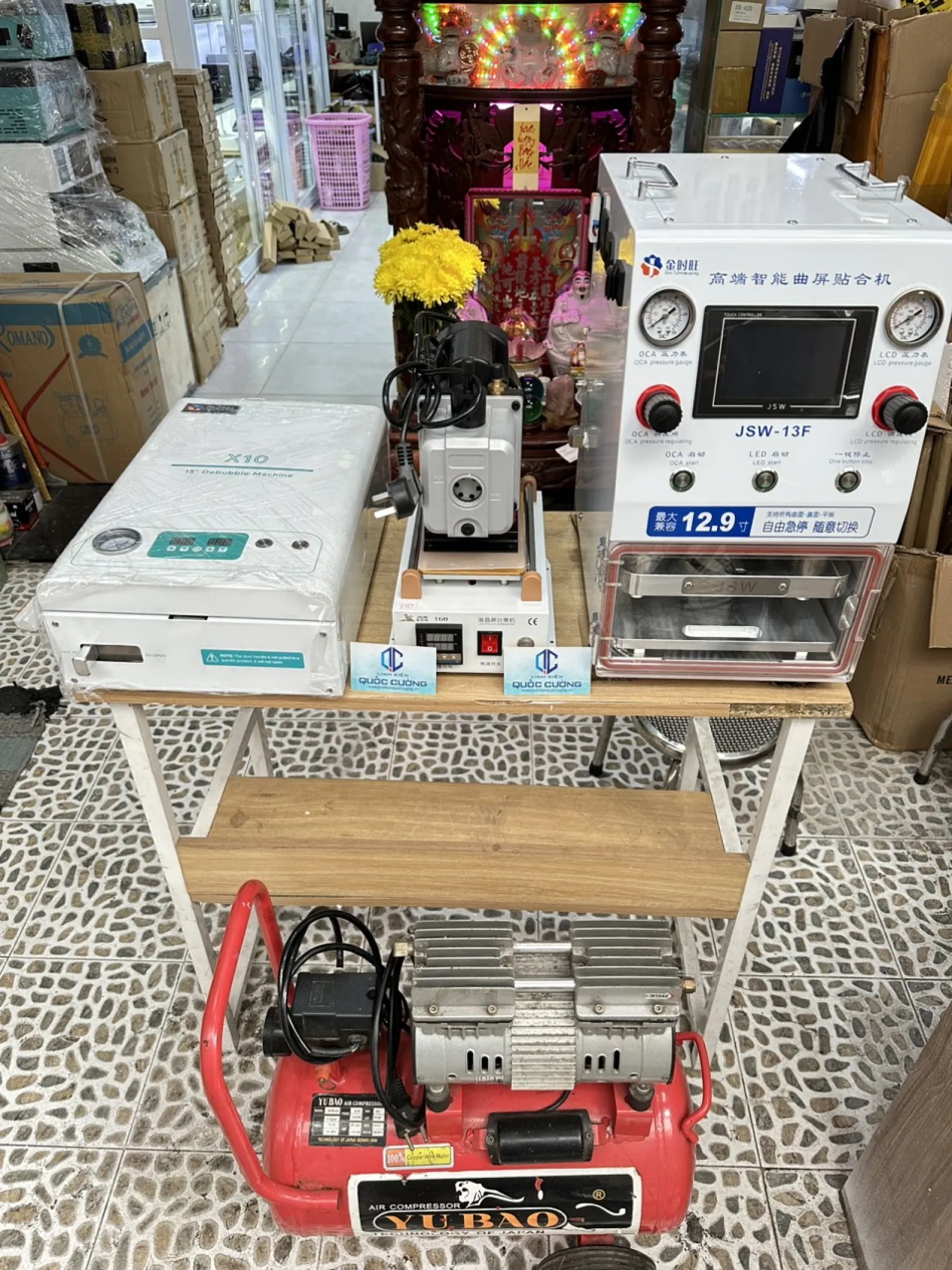 Máy Ép Kính JSW 12.9