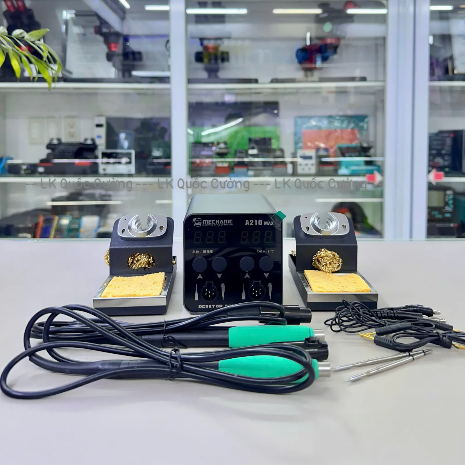 Máy hàn 2 tay Mechanic A210 Max/ C210 kèm 2 mũi