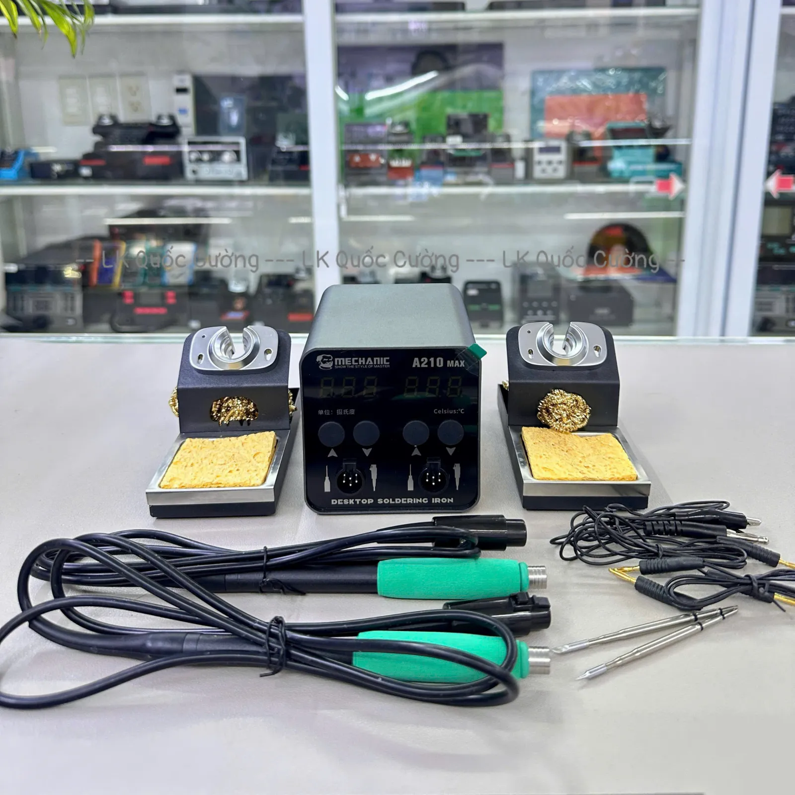 Máy hàn 2 tay Mechanic A210 Max/ C210 kèm 2 mũi