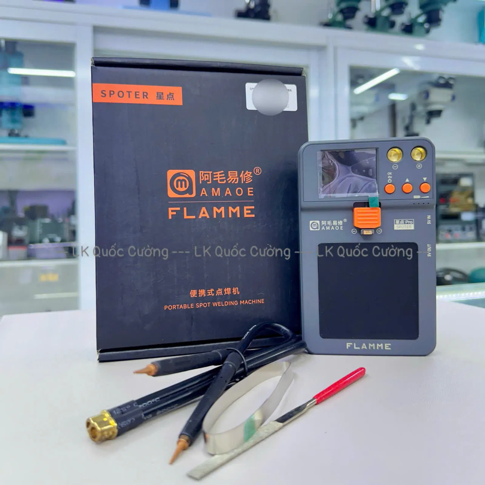 Máy hàn cell pin Amaoe Flamme