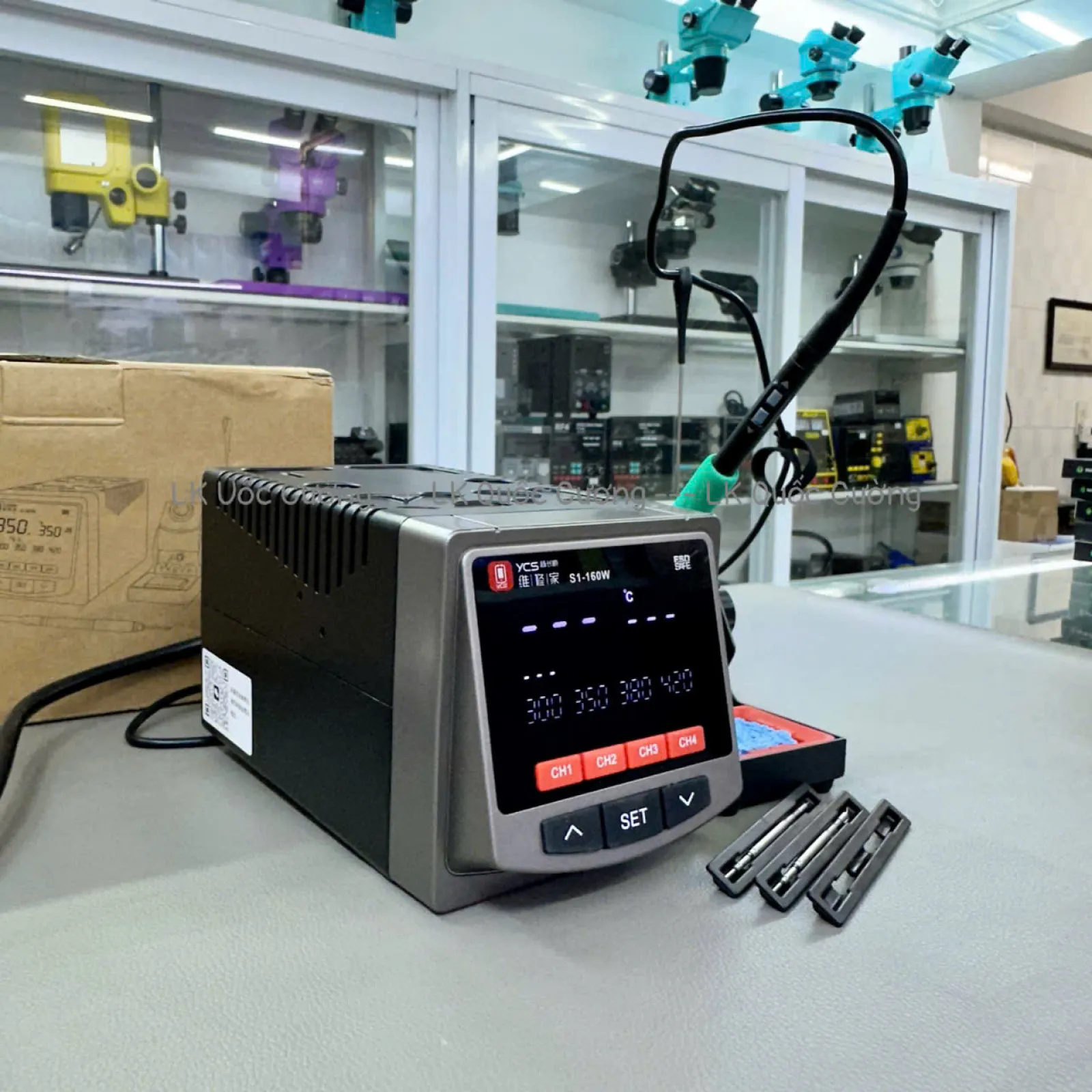 Máy hàn YCS S1-160W/ C210 kèm 3 mũi