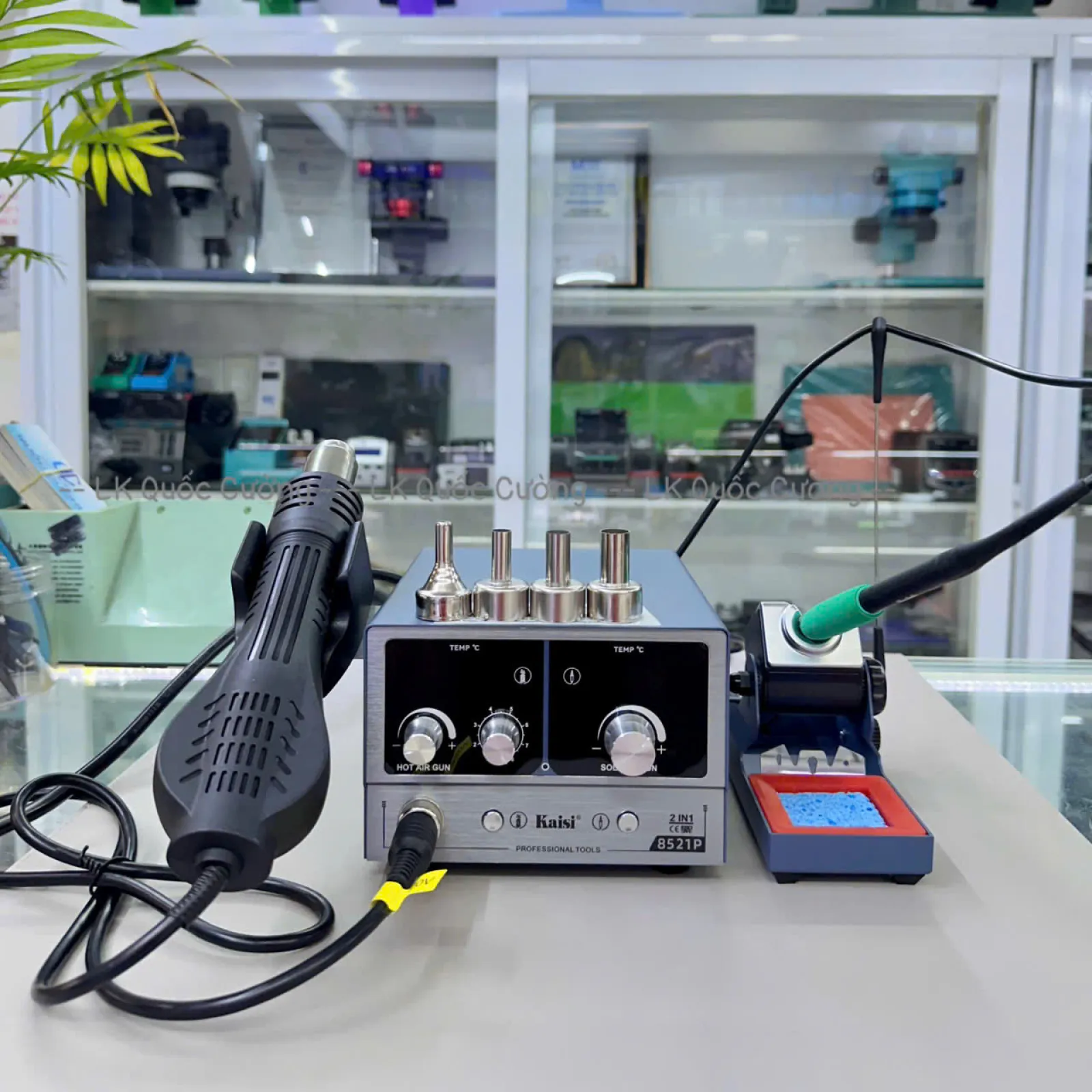 Máy khò hàn 2in1 Kaisi 8521P/ khò + hàn C210