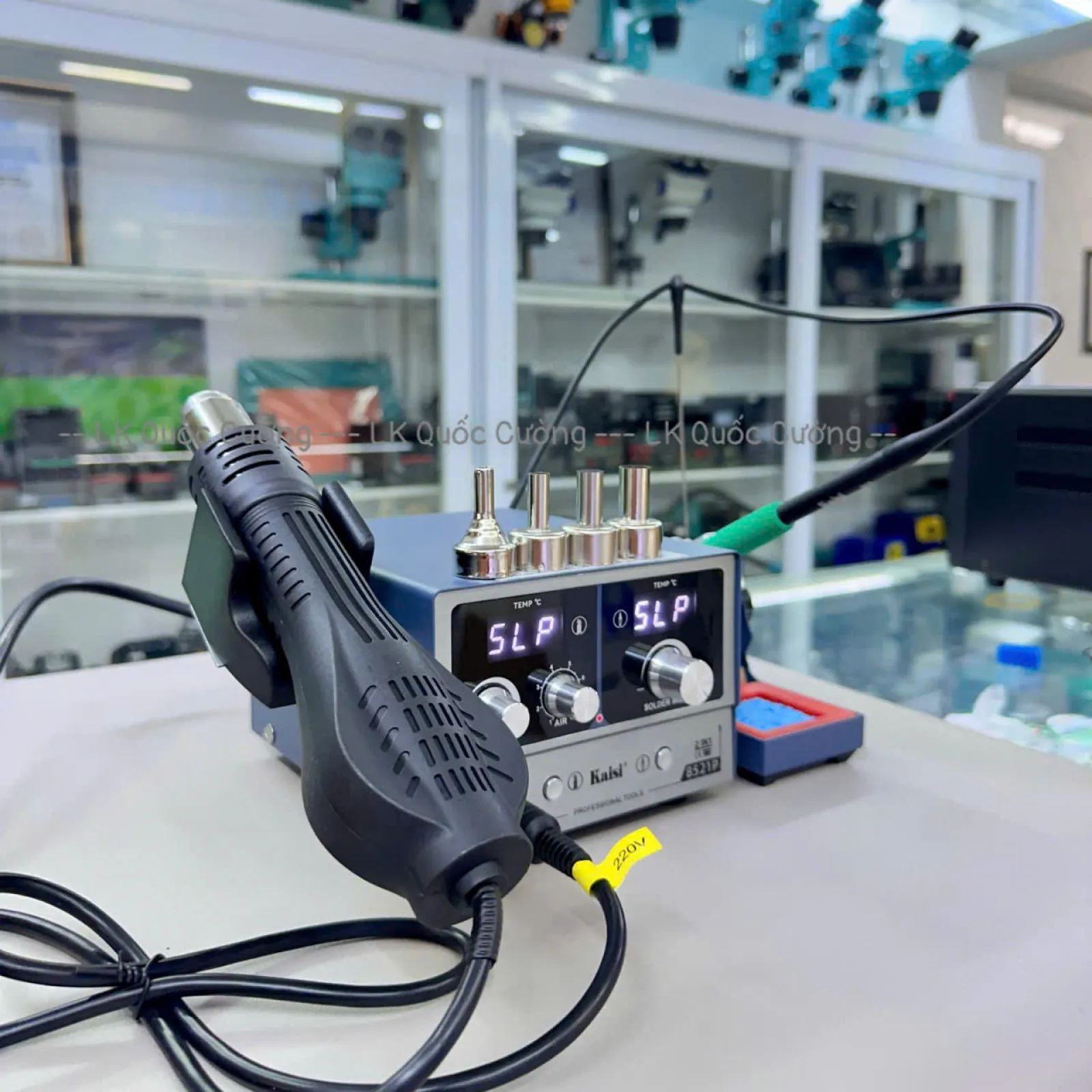 Máy khò hàn 2in1 Kaisi 8521P/ khò + hàn C210