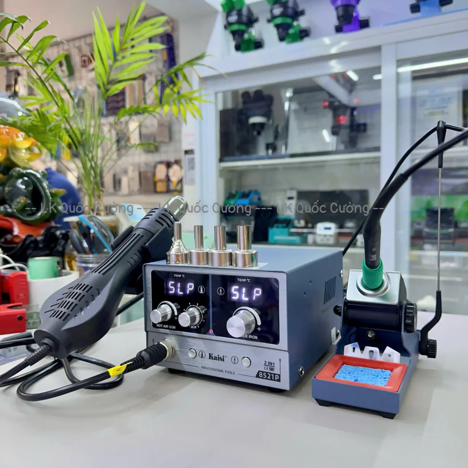 Máy khò hàn 2in1 Kaisi 8521P/ khò + hàn C210