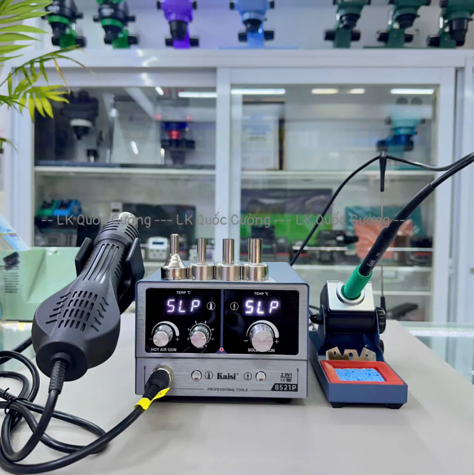 Máy khò hàn 2in1 Kaisi 8521P/ khò + hàn C210