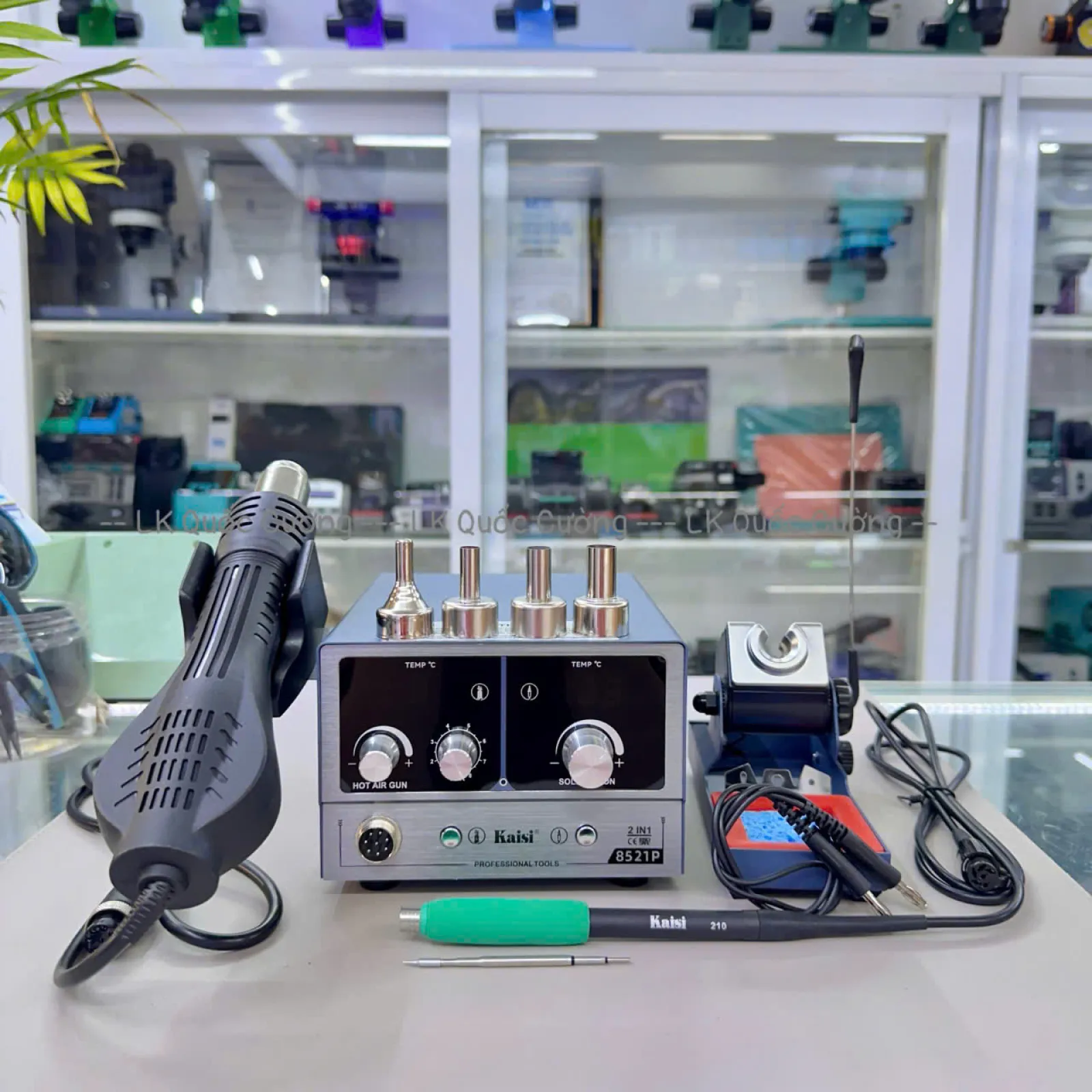Máy khò hàn 2in1 Kaisi 8521P/ khò + hàn C210