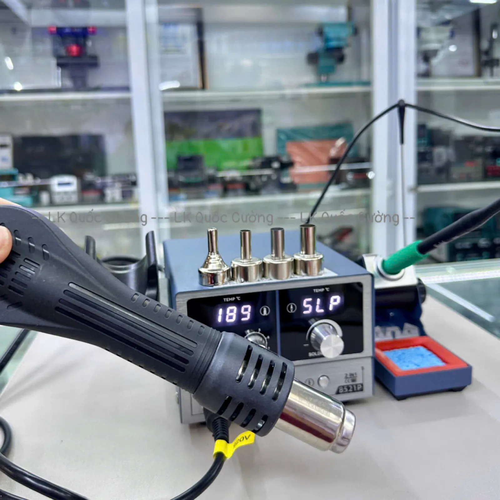 Máy khò hàn 2in1 Kaisi 8521P/ khò + hàn C210