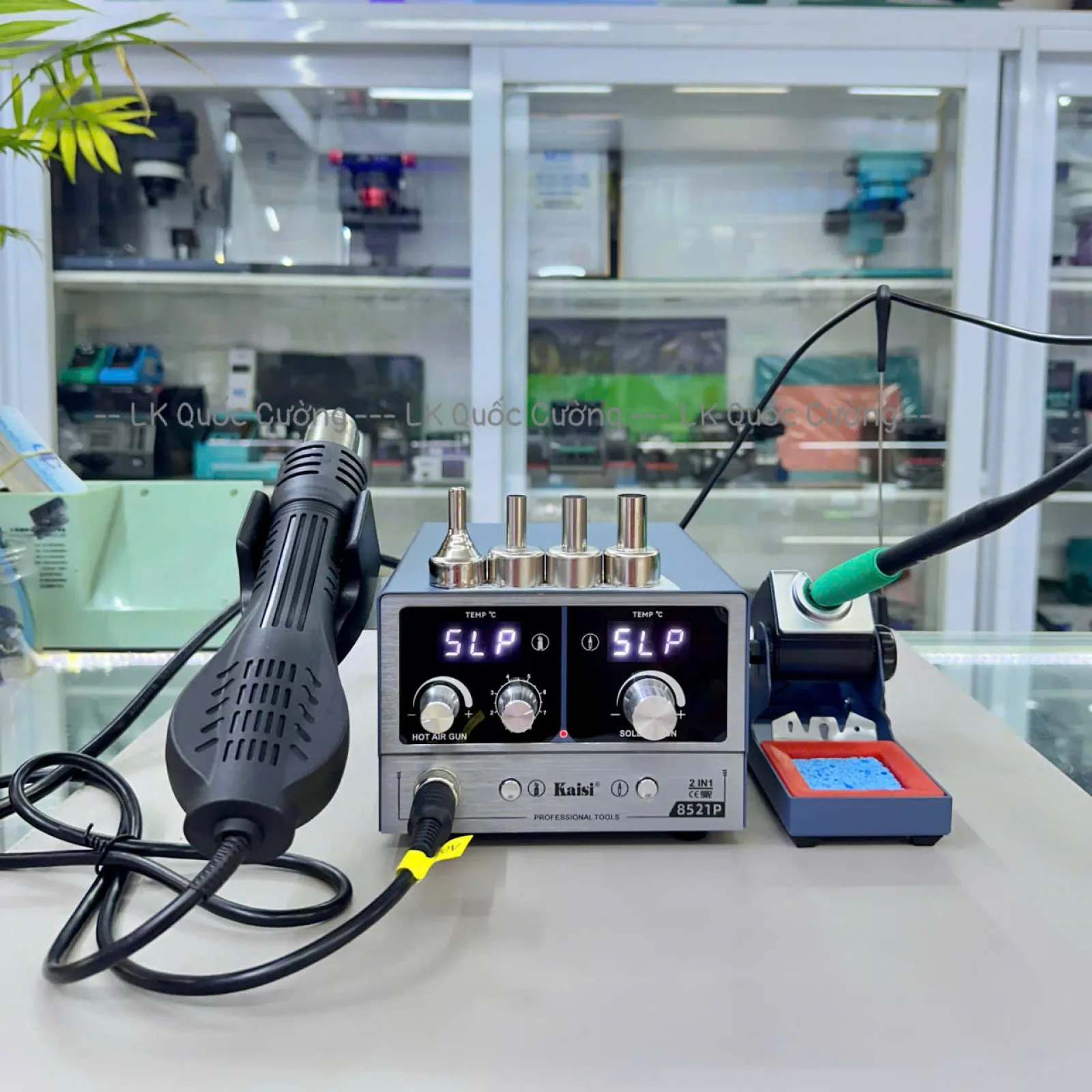 Máy khò hàn 2in1 Kaisi 8521P/ khò + hàn C210