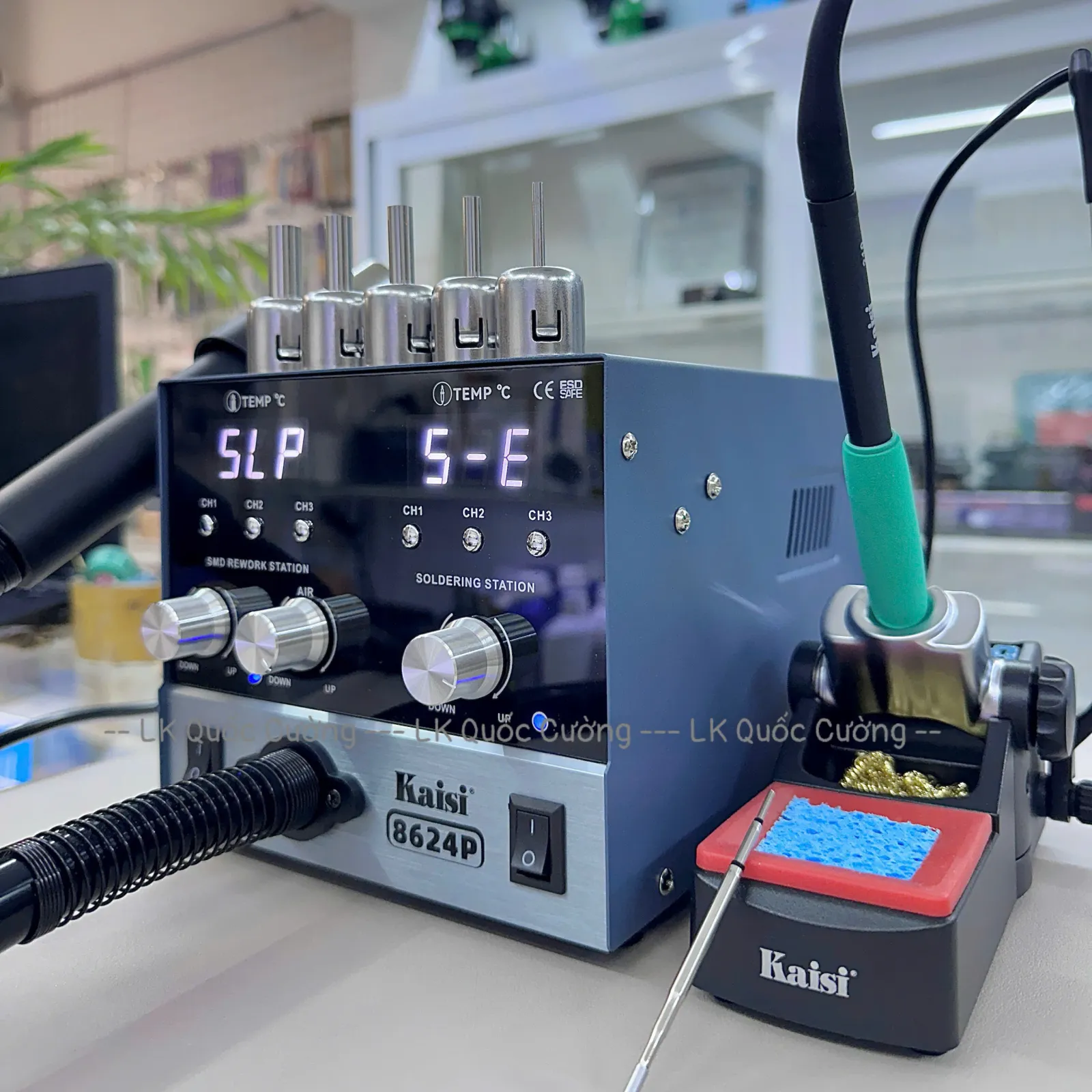 Máy khò hàn 2in1 Kaisi 8624P/ khò + hàn C210