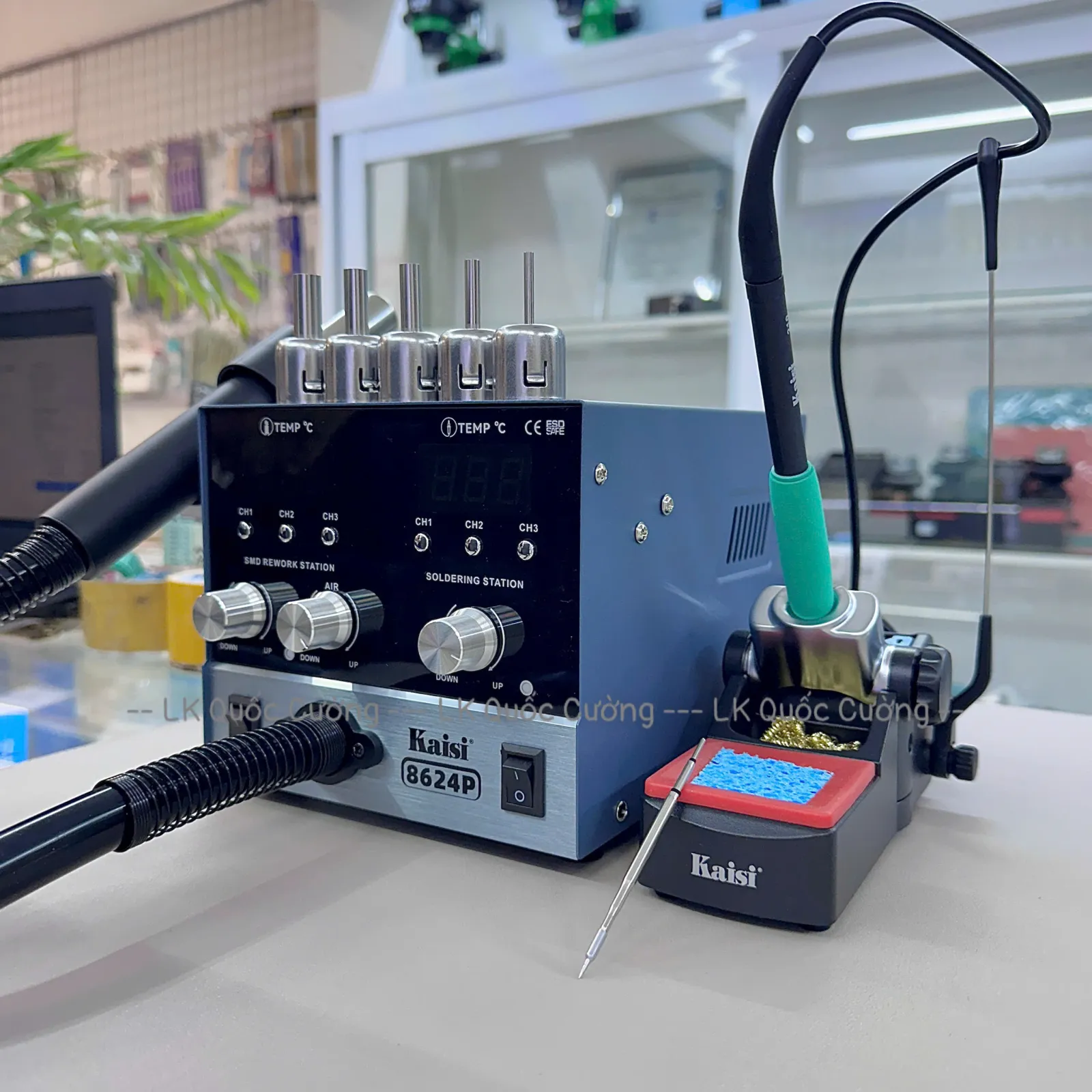 Máy khò hàn 2in1 Kaisi 8624P/ khò + hàn C210