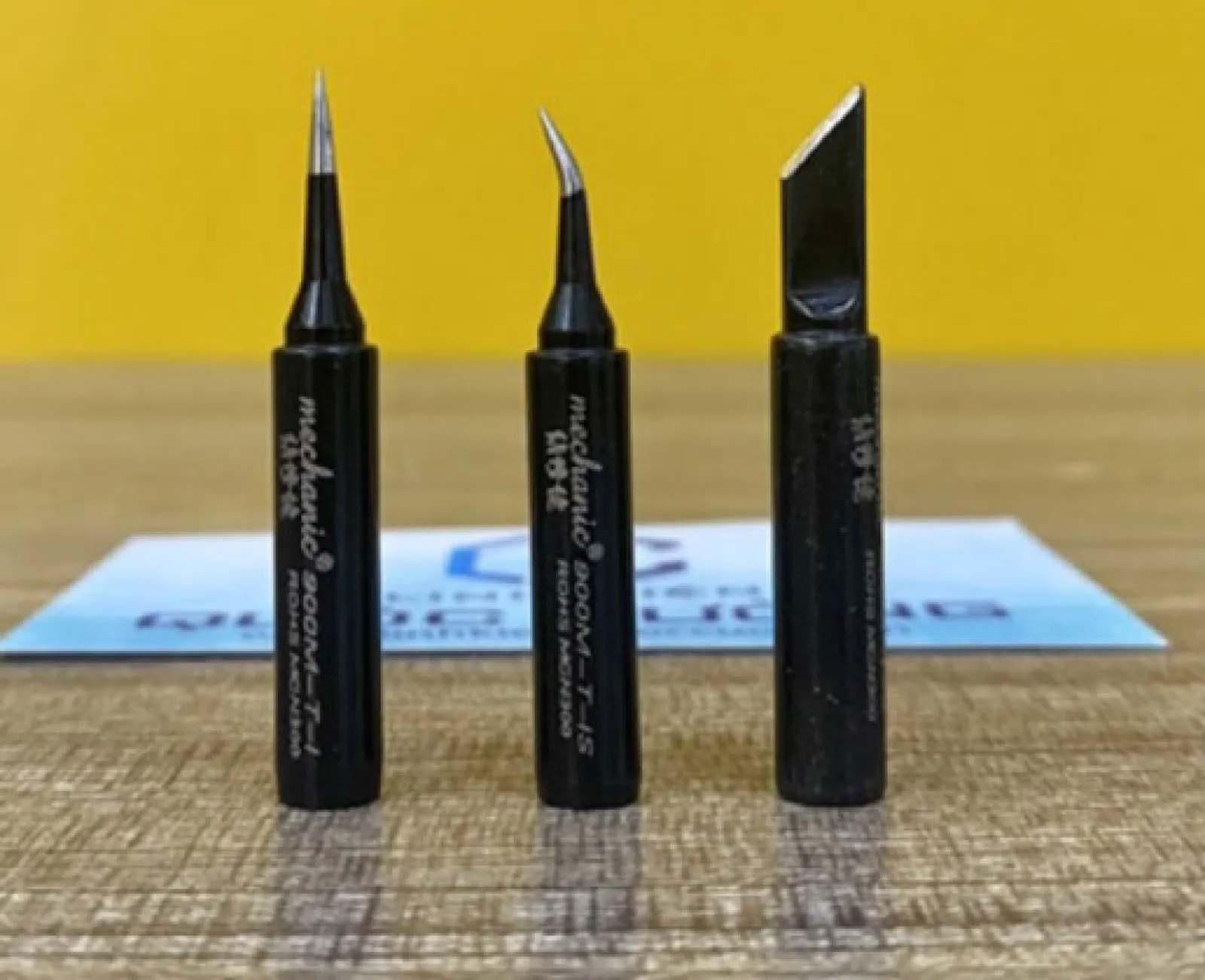 Mũi Hàn Mechanic Đen -  Bạc (cong/thẳng/dao)