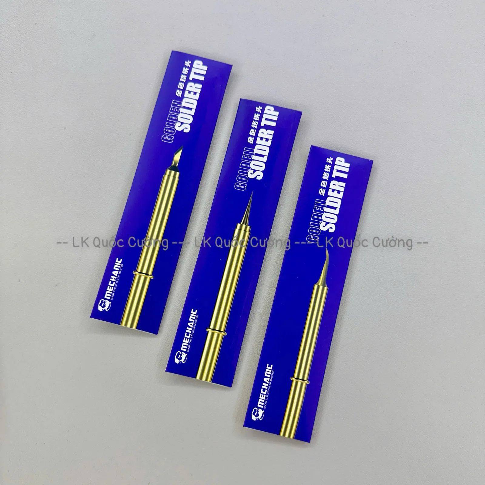 Mũi hàn T12 Mechanic/ vàng cong-thẳng-dao