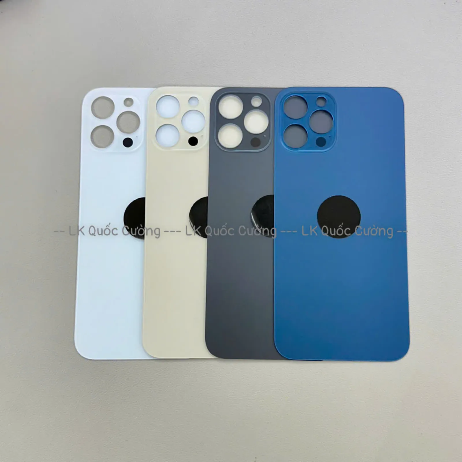 Nắp Lưng  12 Pro Max  Xanh/Vàng/Đen/Trắng