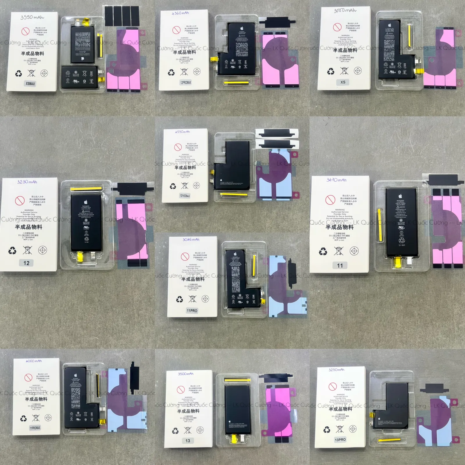 Phôi pin dung lượng cao