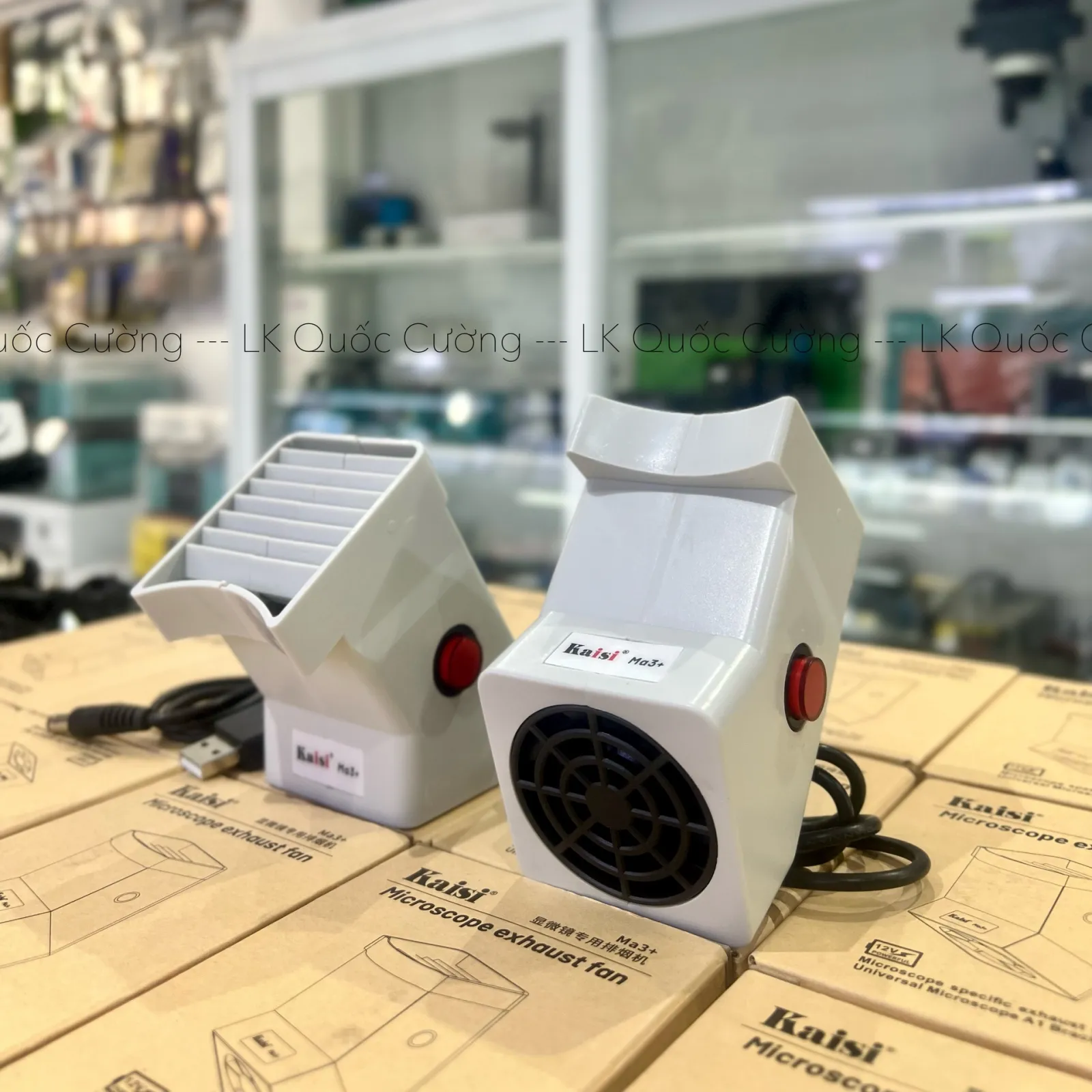 Quạt hút khói kính hiển vi Kaisi MA3+