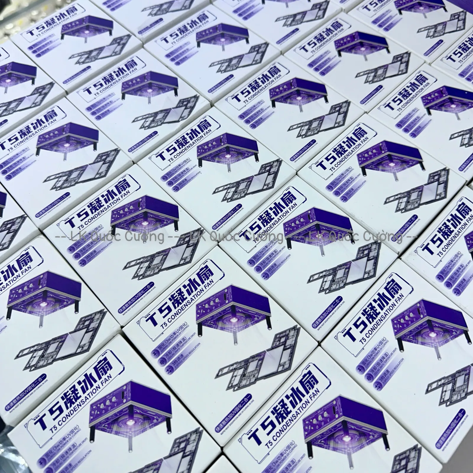 Quạt hút khói + làm mát main + đèn UV 3in1 Lanrui T5