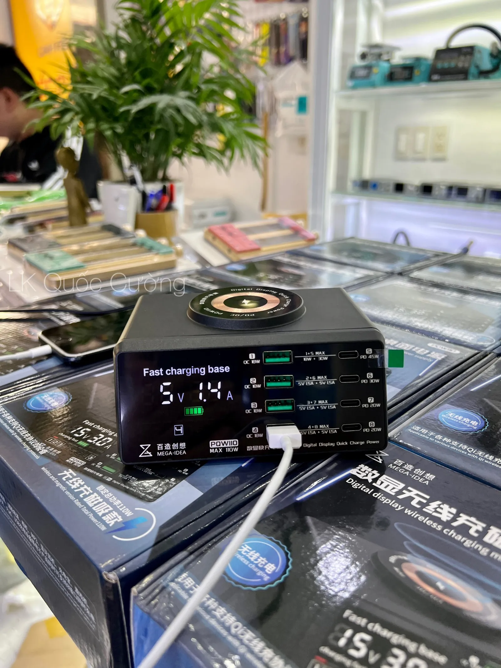 Dock Sạc 8 cổng Mega iDea PQW110