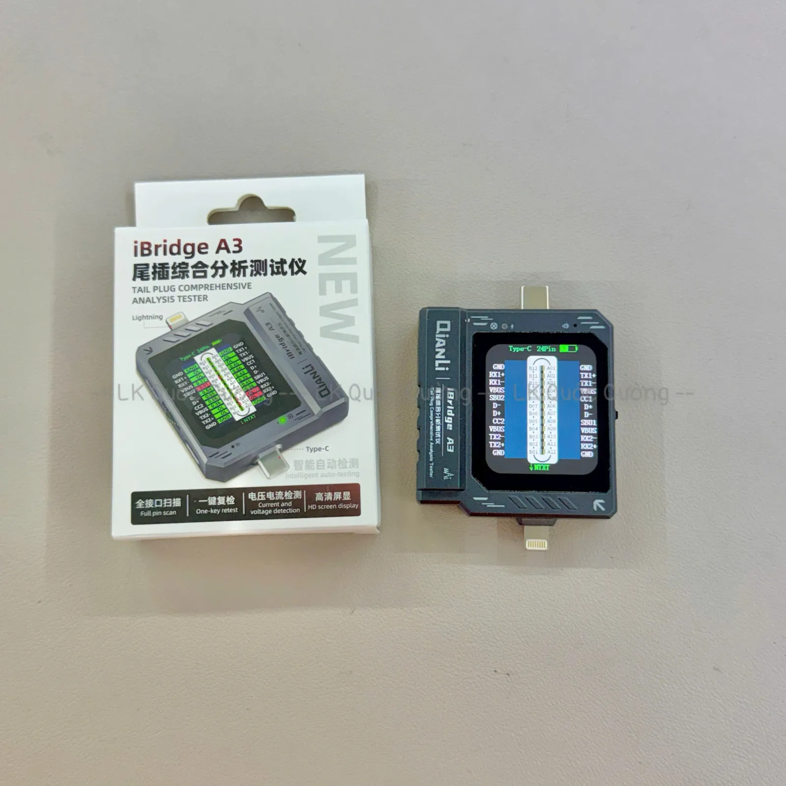 Thiết Bị test đuôi sạc/ Qianli iBridge A3