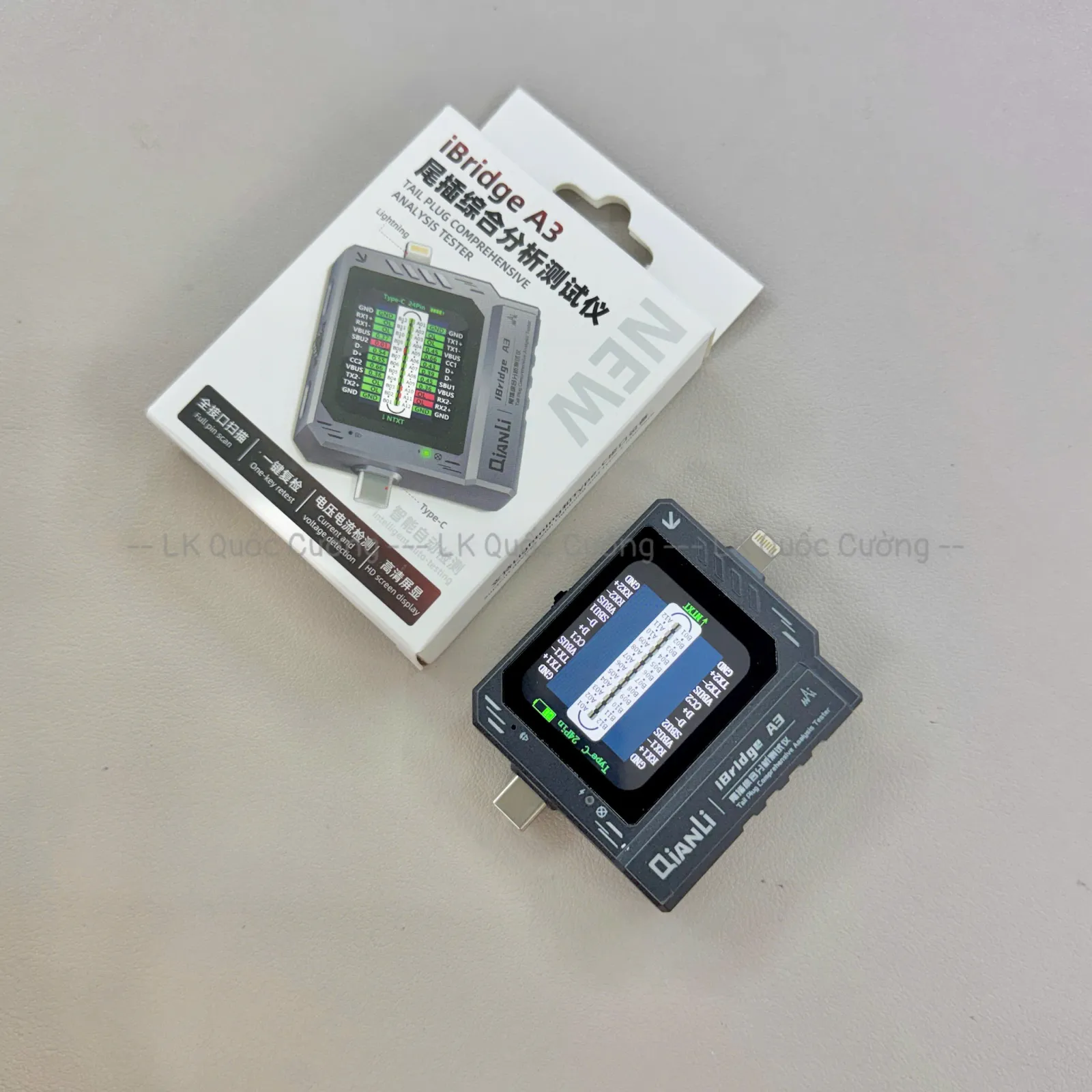 Thiết Bị test đuôi sạc/ Qianli iBridge A3