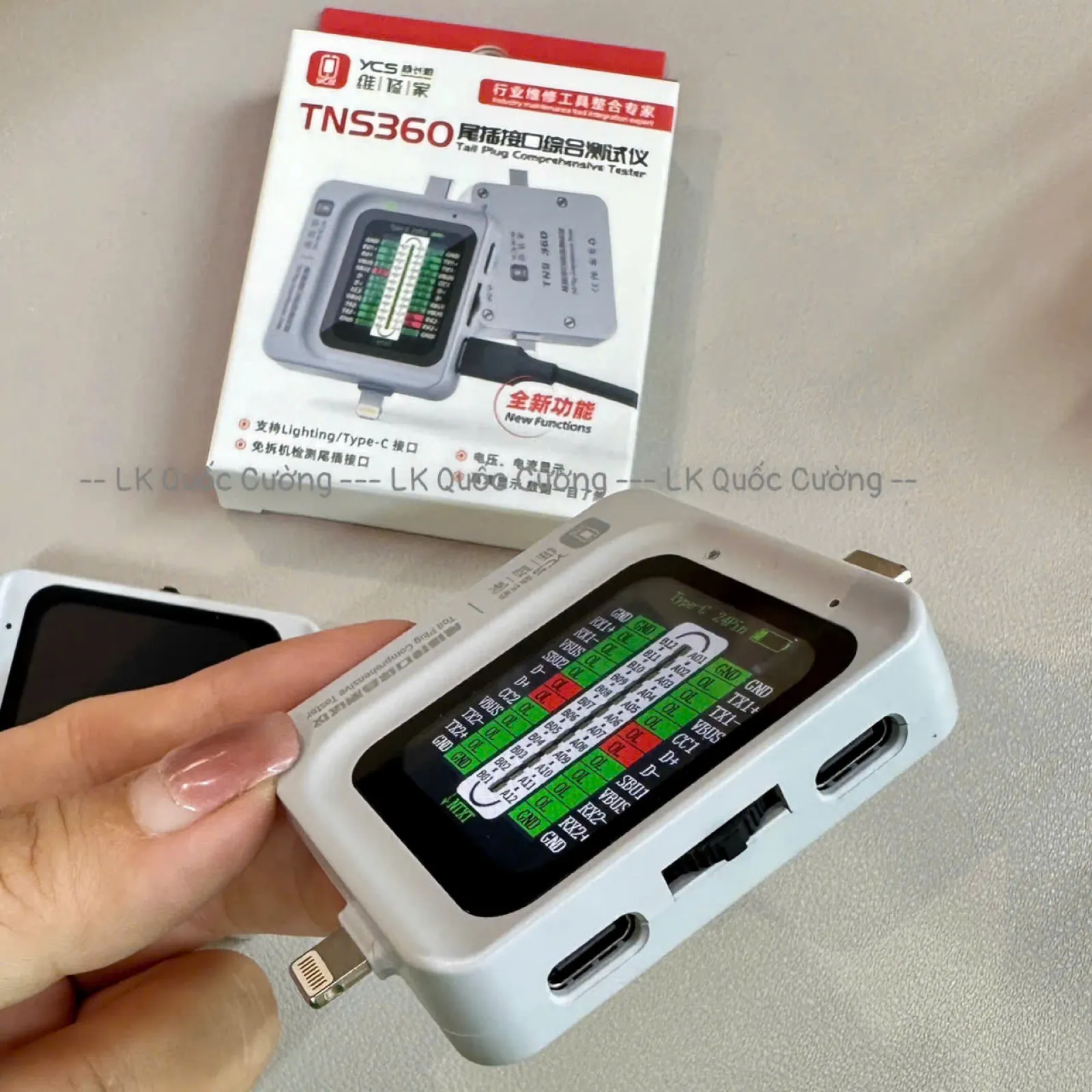 Thiết Bị test đuôi sạc YCS All Series/ TNS360