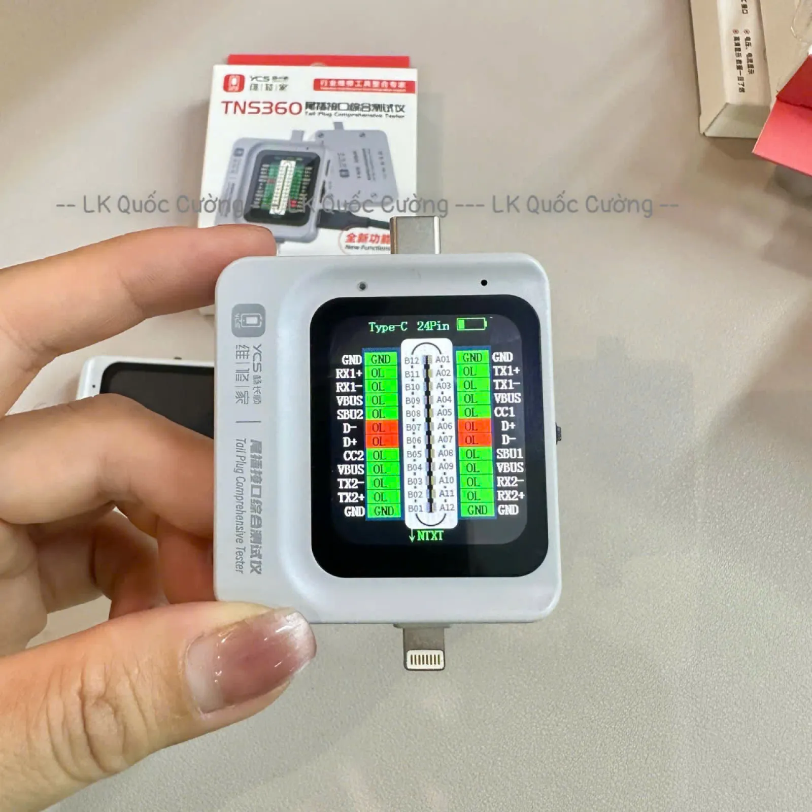 Thiết Bị test đuôi sạc YCS All Series/ TNS360
