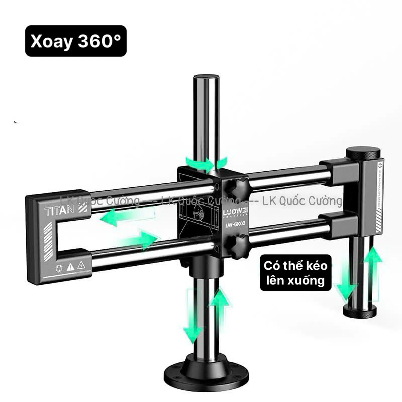 Trục xoay kính hiển vi Titan Luowei LW-GK02/ trục kép